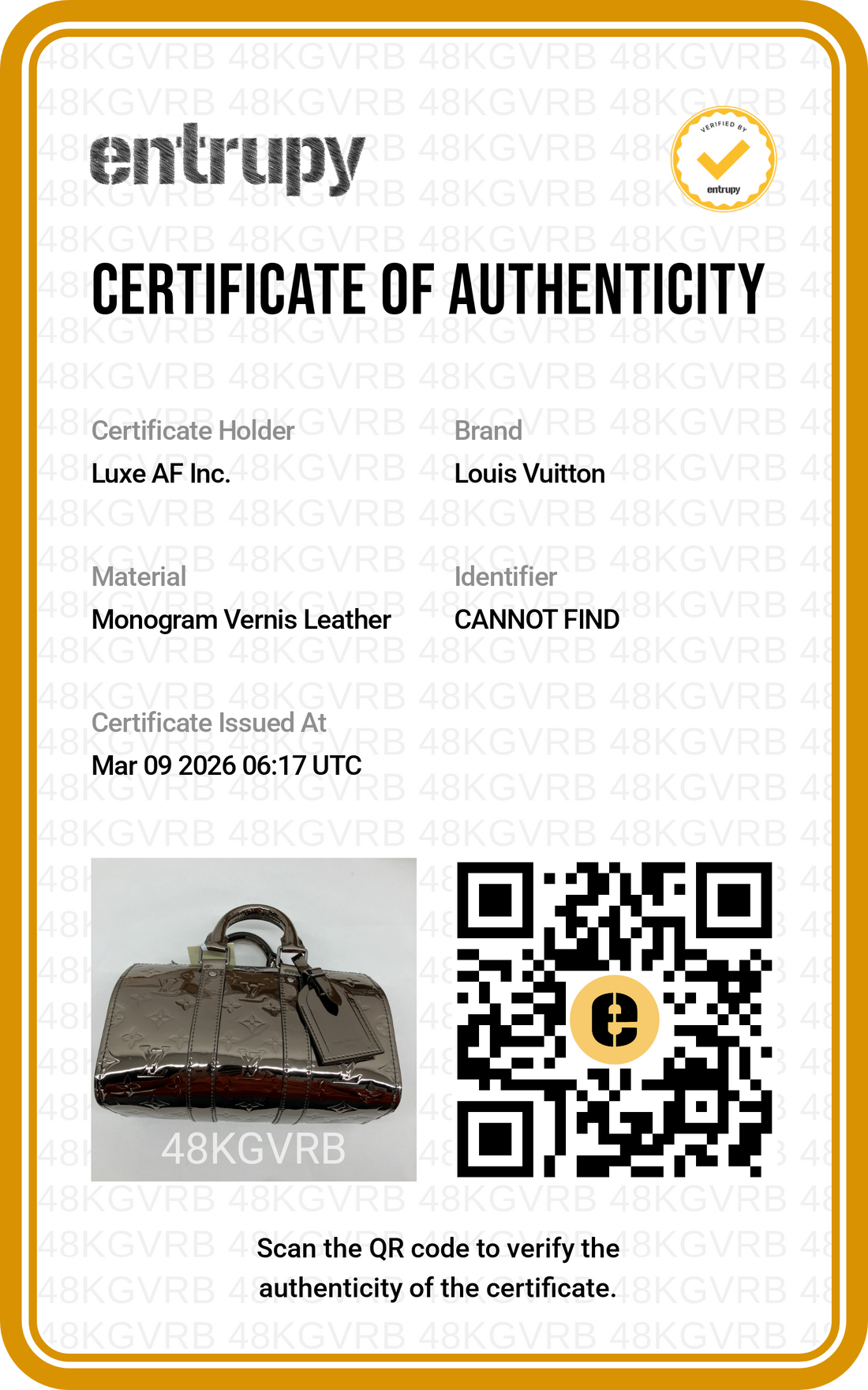 Louis Vuitton Keepall25 Mirror Monogram Handle Bag LV2080