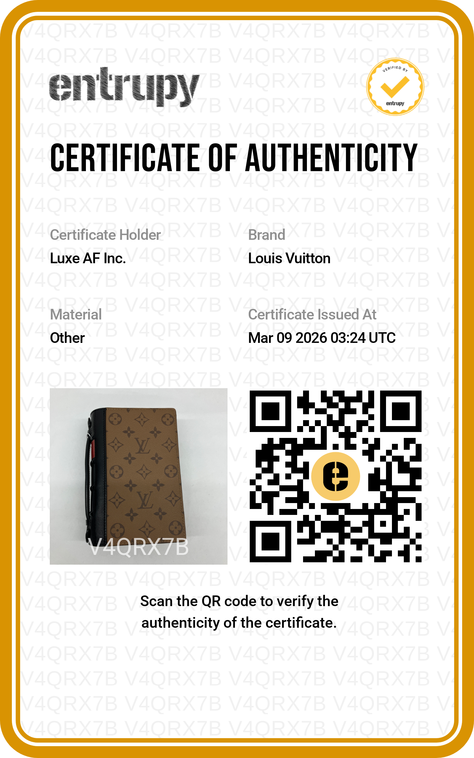 Louis Vuitton LV Book Monogram Reverse Wallet On Chain LV2069