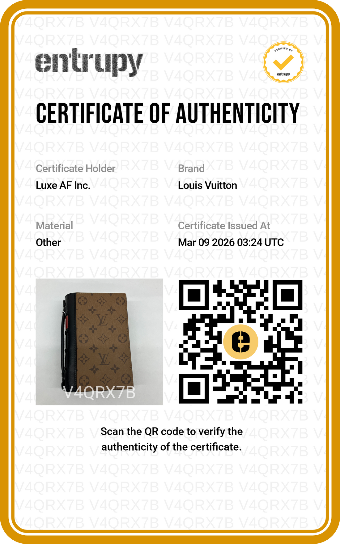 Louis Vuitton LV Book Monogram Reverse Wallet On Chain LV2069