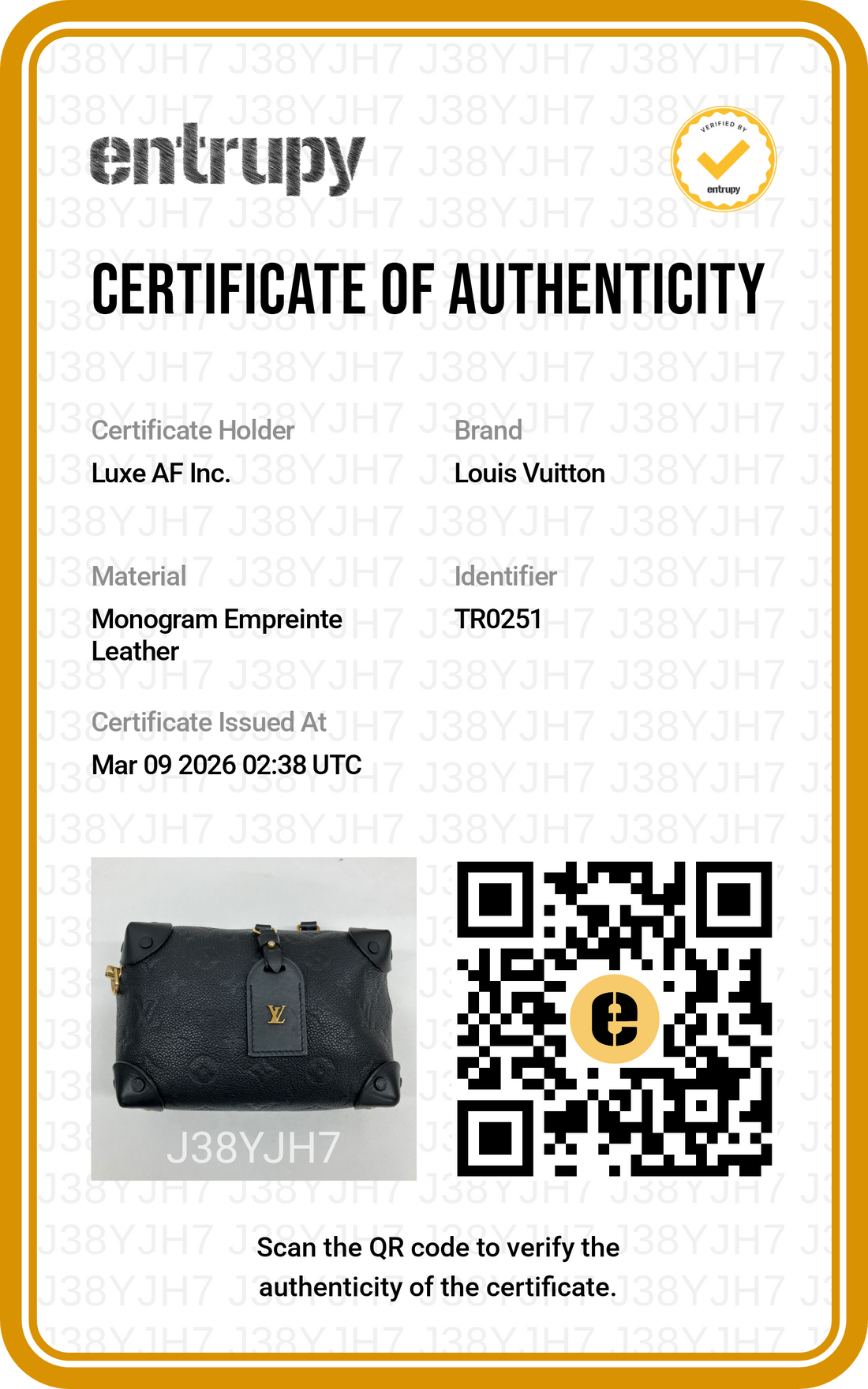Louis Vuitton Petite Malle Souple Black Monogram Empreinte Handle Bag LV2066