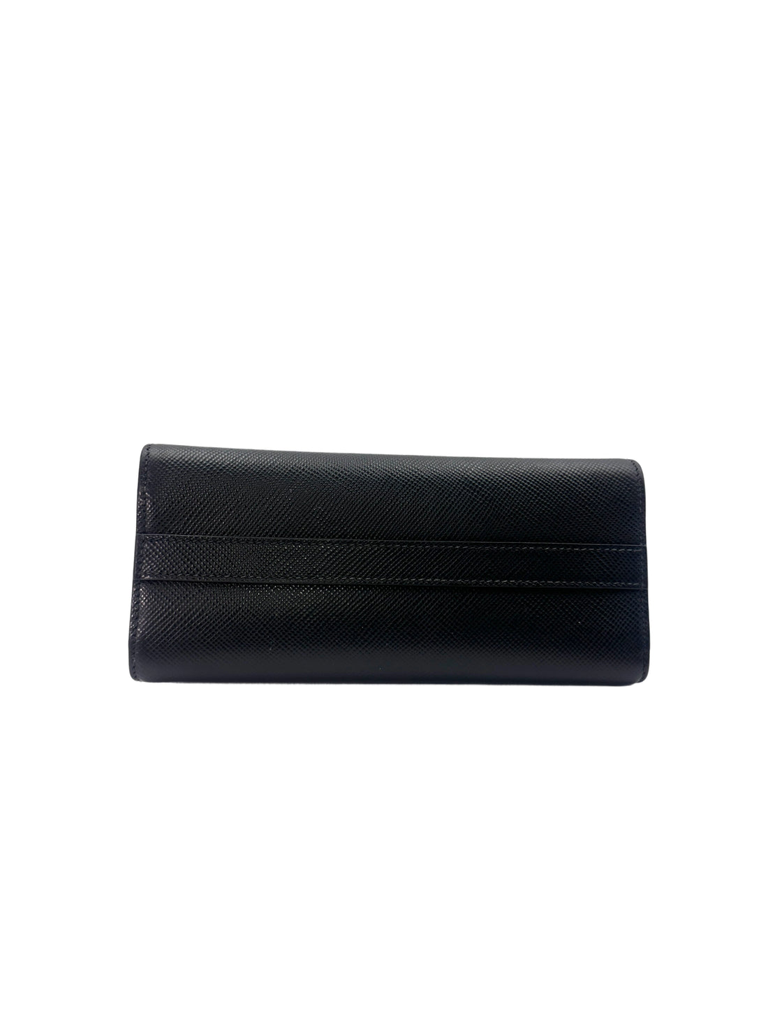 Prada Monochrome Saffiano Black Leather Chain Shoulder Bag PR200