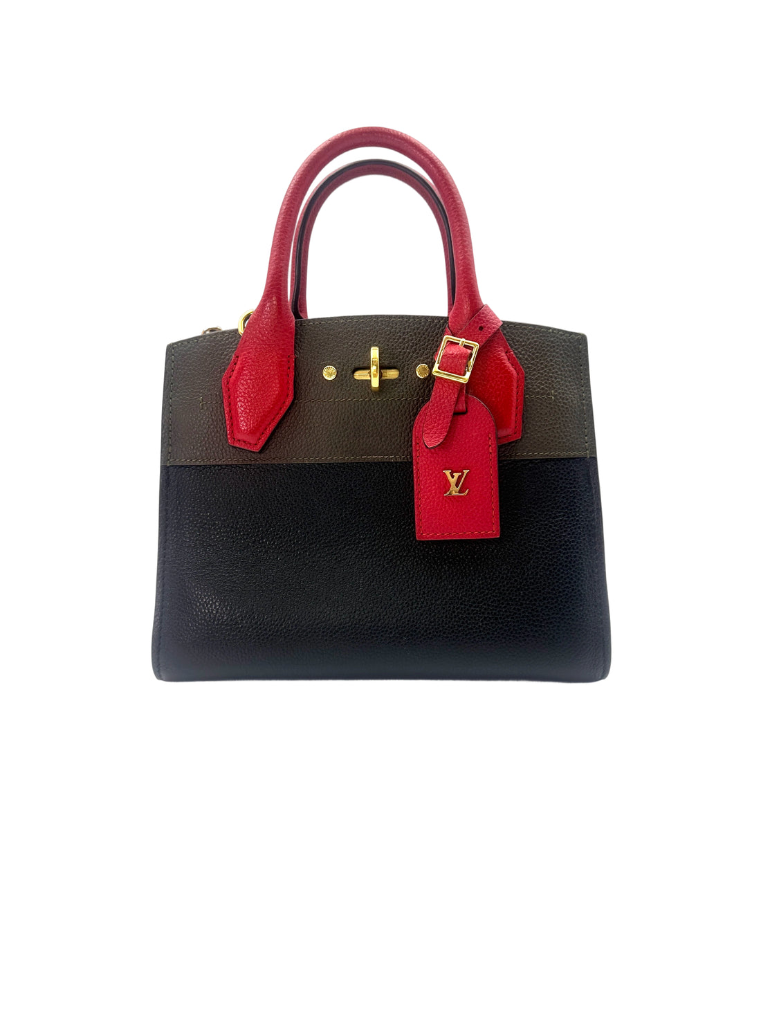 Louis Vuitton City Steamer Multicolor Taurillon Leather Handle Bag LV2084