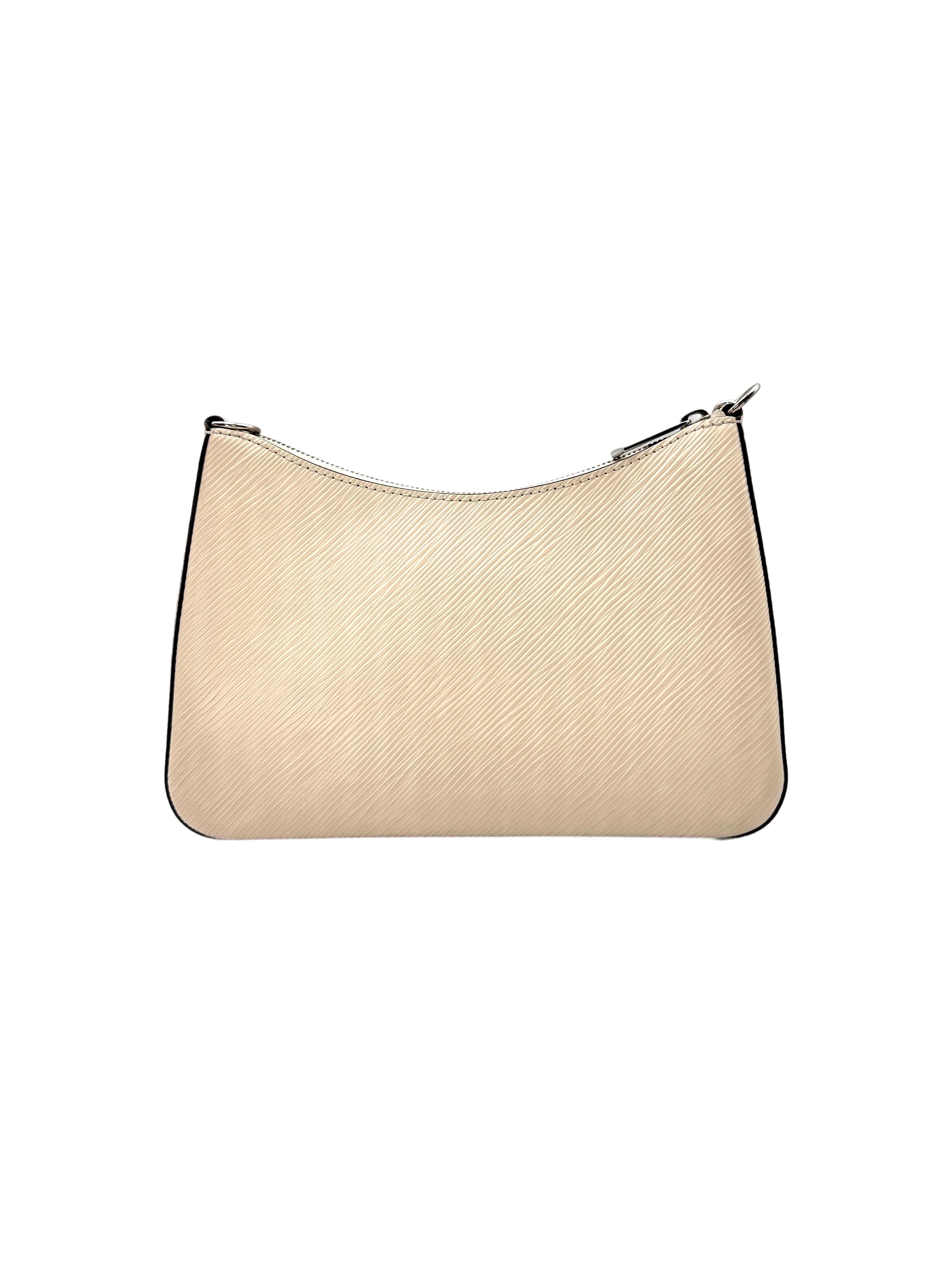 Louis Vuitton Marelle White Epi Leather Shoulder Bag CC1508