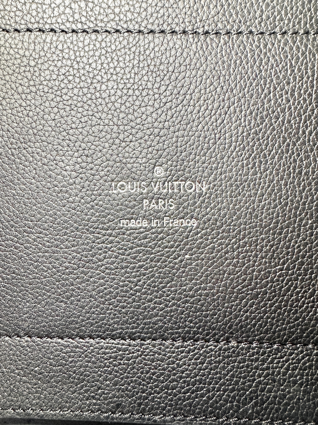 Louis Vuitton Mahina Hina Black Perforated Leather Tote Bag With Pouch LV2099