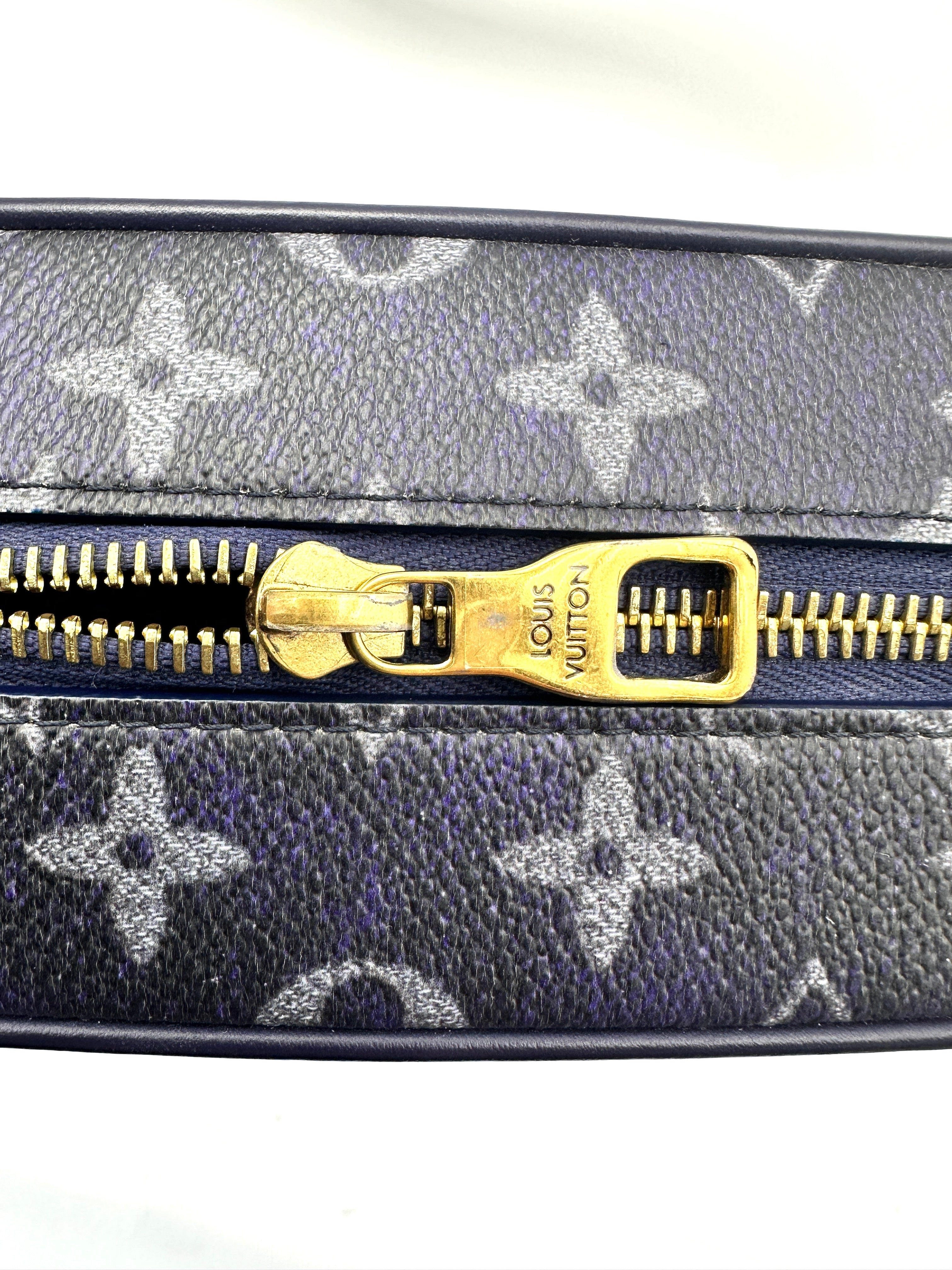 Louis Vuitton Soft Trunk Monogram Bleach Canvas Shoulder Bag IRIS064