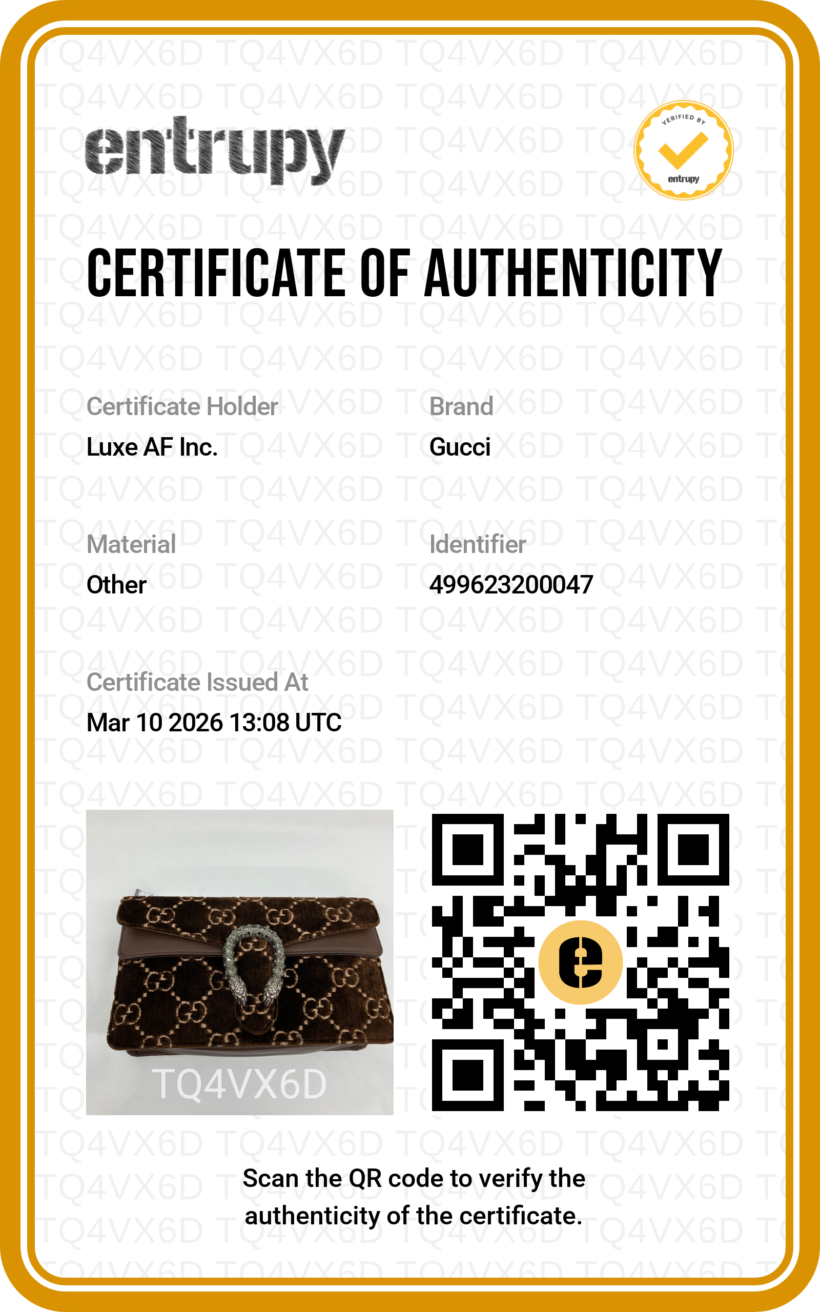 Gucci Dionysus GG Brown Velvet Medium Size Shoulder Bag GG753