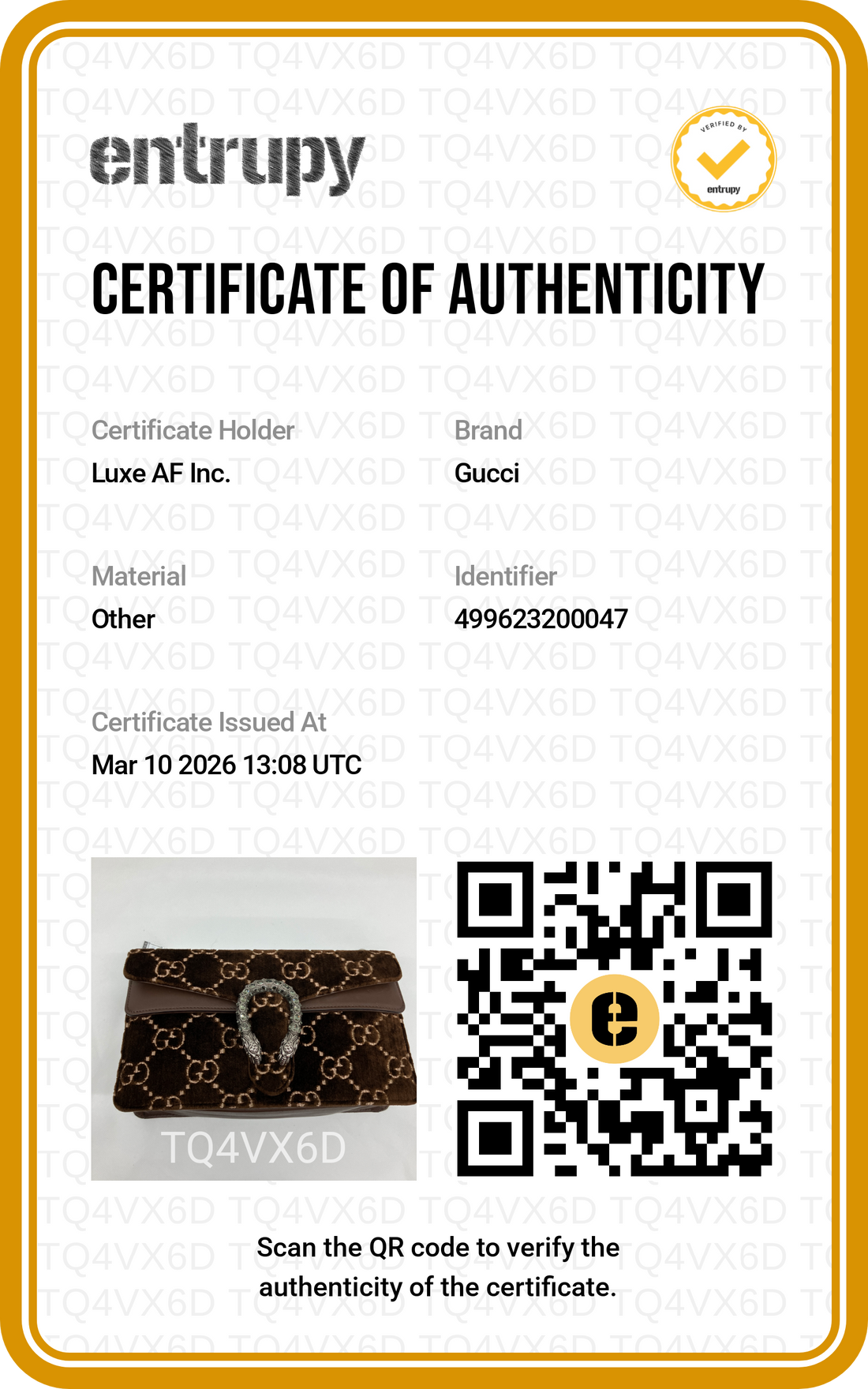 Gucci Dionysus GG Brown Velvet Medium Size Shoulder Bag GG753