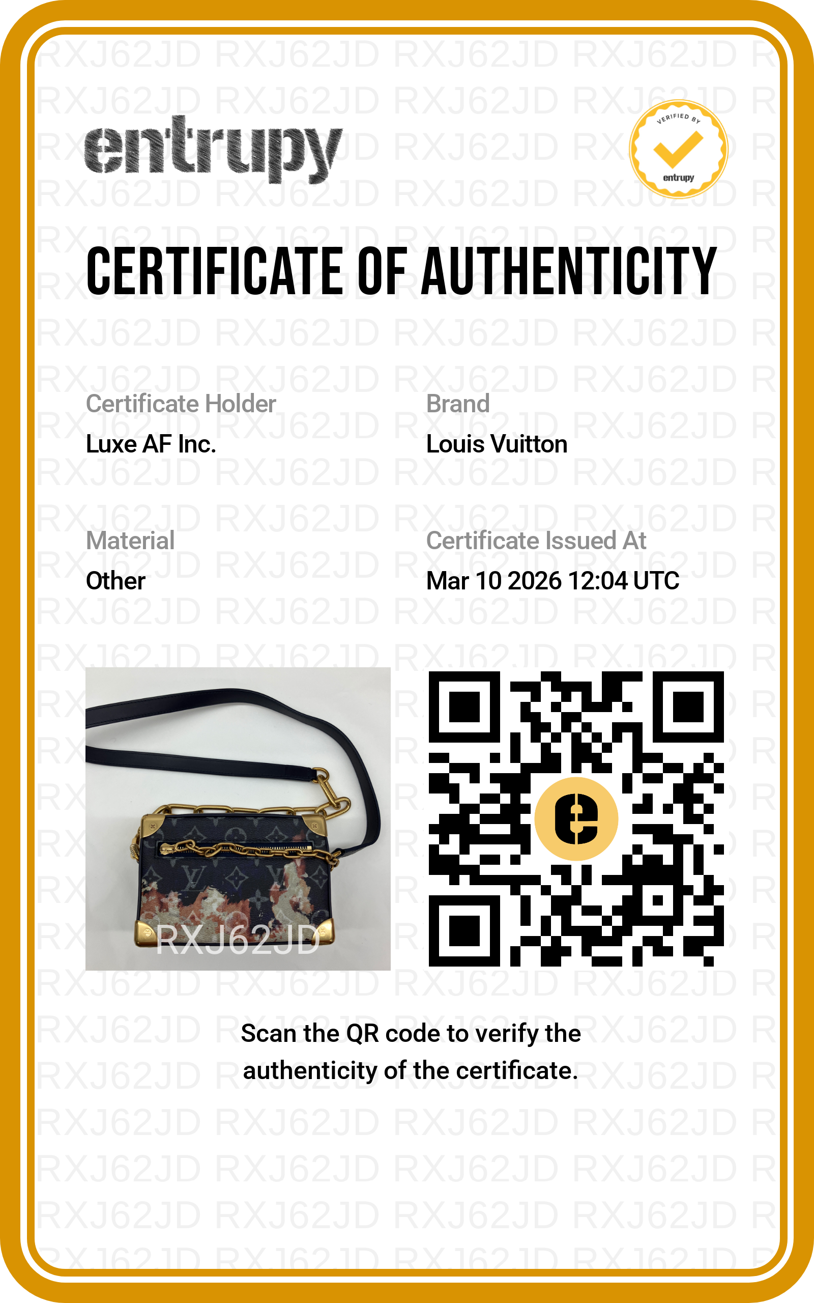 Louis Vuitton Soft Trunk Monogram Bleach Canvas Shoulder Bag IRIS064