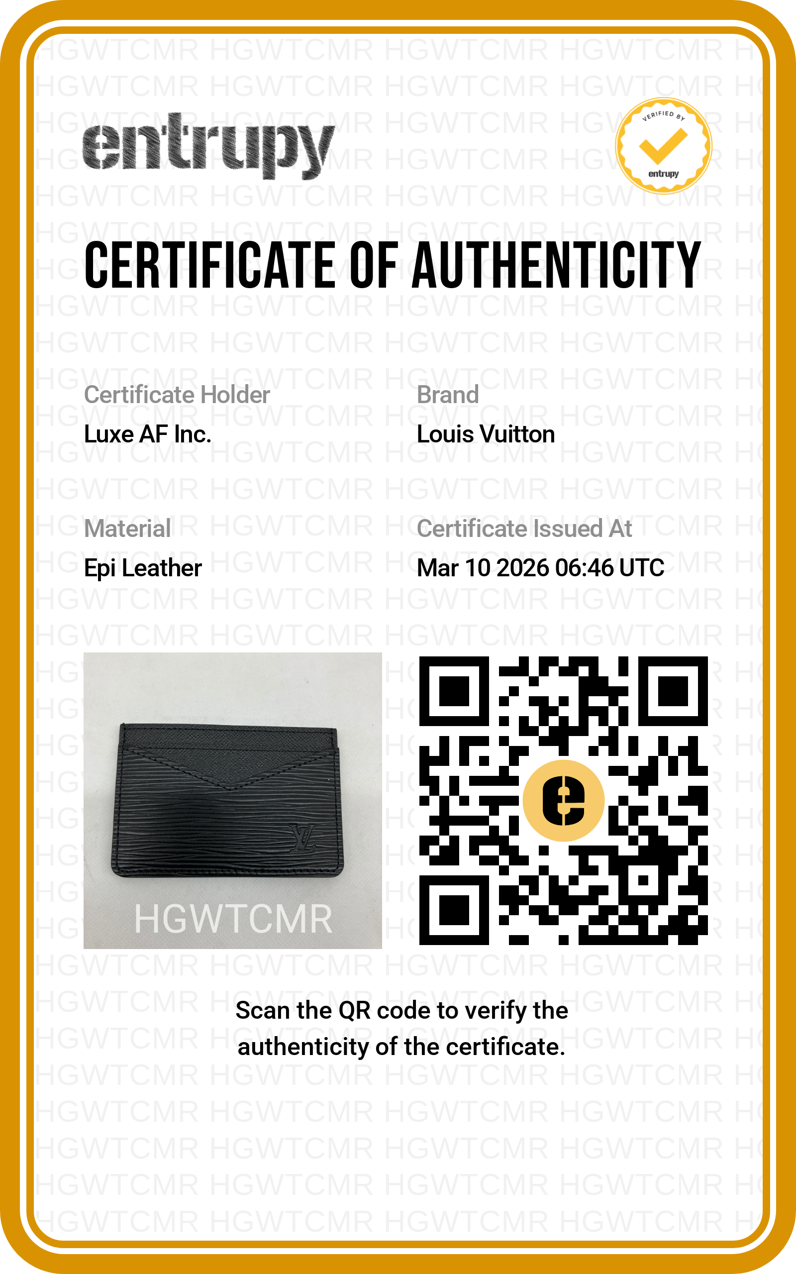 Louis Vuitton Black Epi Neo Porte Cartes LVA07260420