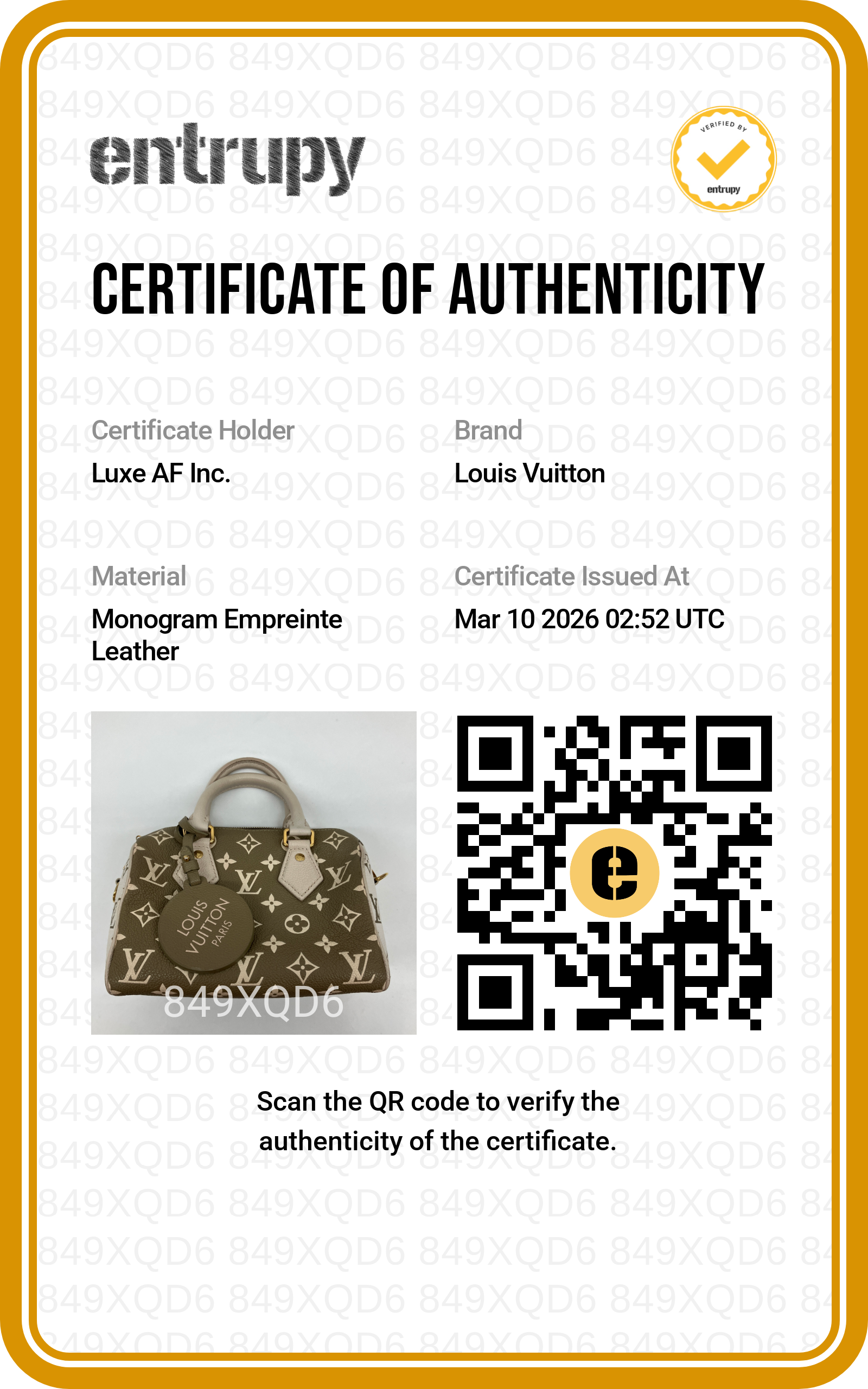 Louis Vuitton Speedy20 "Spring in the City" Green/White Monogram Empreinte Handle Bag LV2092