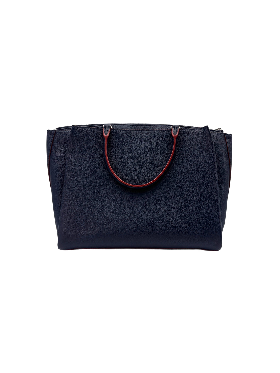 Louis Vuitton Lockme Black Leather Handle Bag With Tassels LV2108