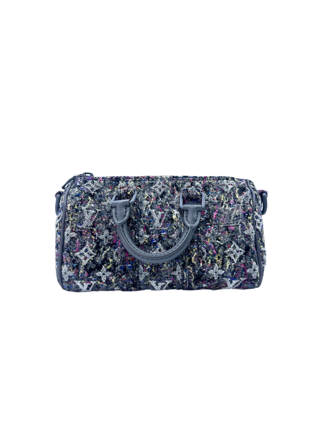 Louis Vuitton Winter 2021 Keepall XS Multicolor Monogram Felt Handle Bag LV2102
