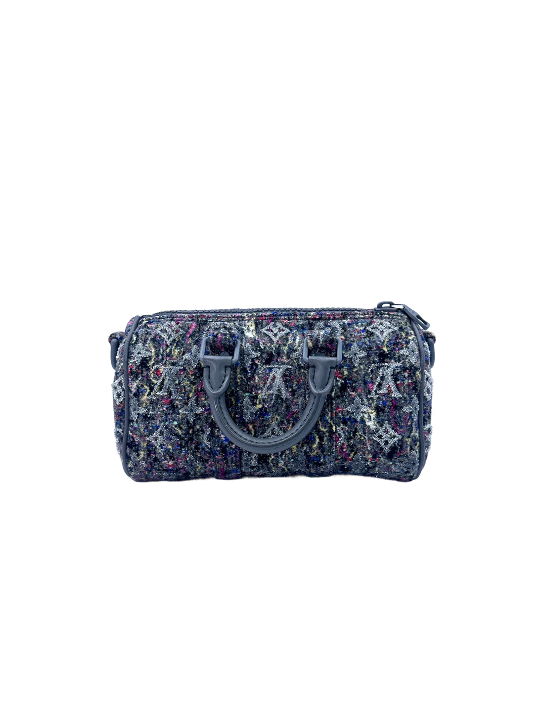 Louis Vuitton Winter 2021 Keepall XS Multicolor Monogram Felt Handle Bag LV2102