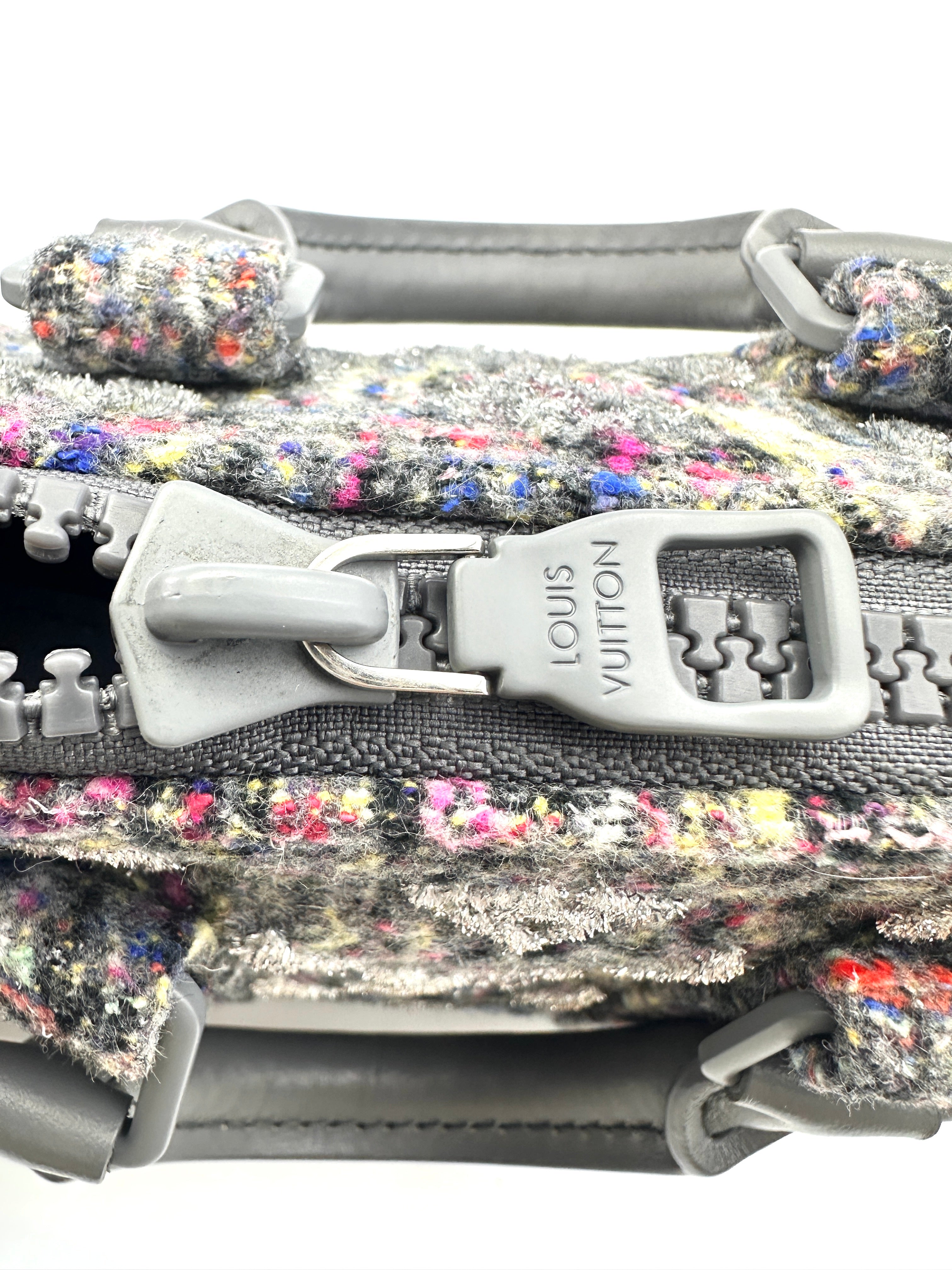 Louis Vuitton Winter 2021 Keepall XS Multicolor Monogram Felt Handle Bag LV2102