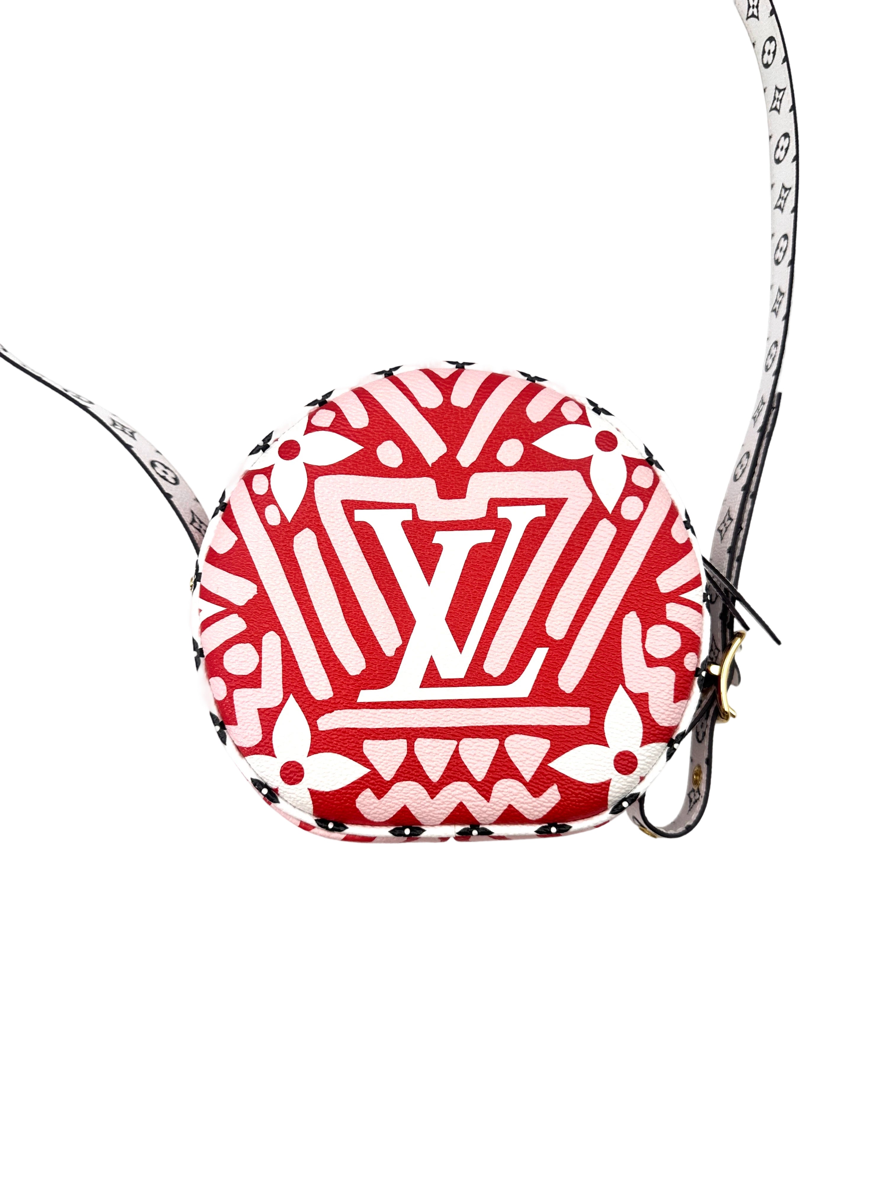 Louis Vuitton LV Crafty Red/White Monogram Giant Boite Chapeau Souple LV2106