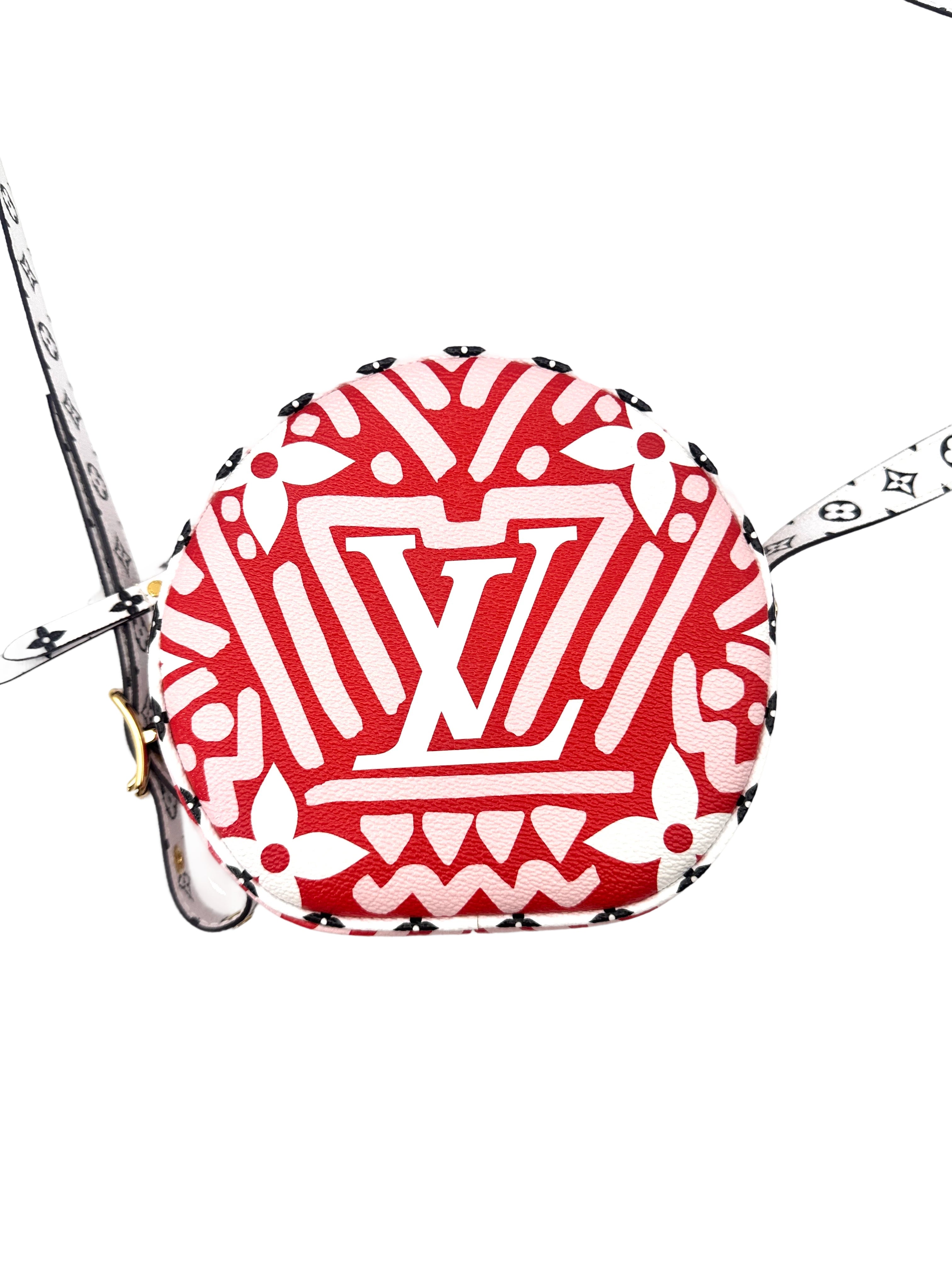 Louis Vuitton LV Crafty Red/White Monogram Giant Boite Chapeau Souple LV2106