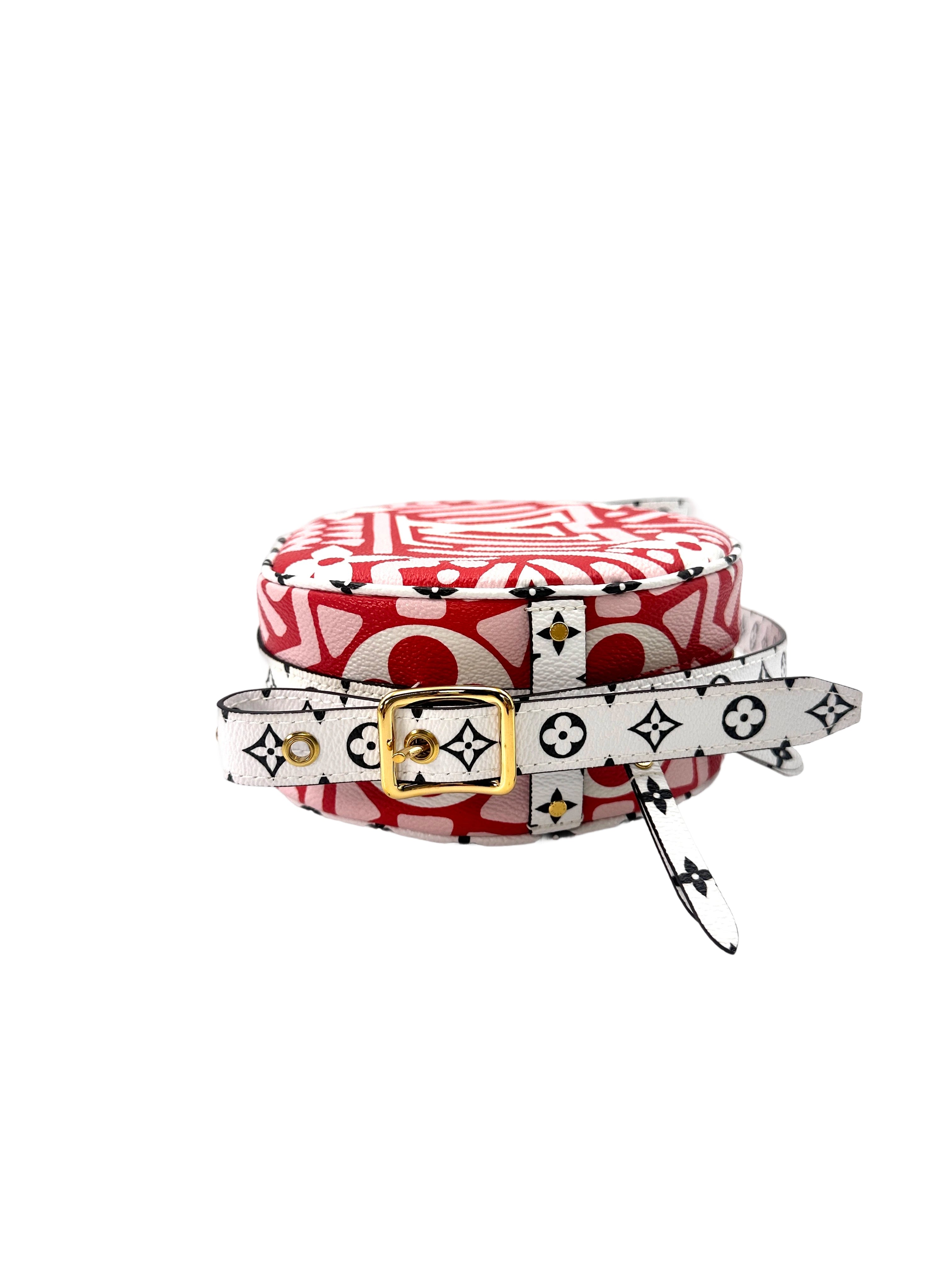Louis Vuitton LV Crafty Red/White Monogram Giant Boite Chapeau Souple LV2106