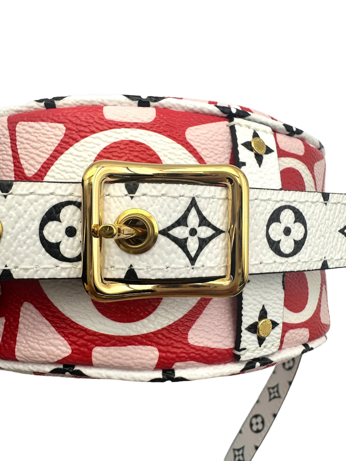 Louis Vuitton LV Crafty Red/White Monogram Giant Boite Chapeau Souple LV2106