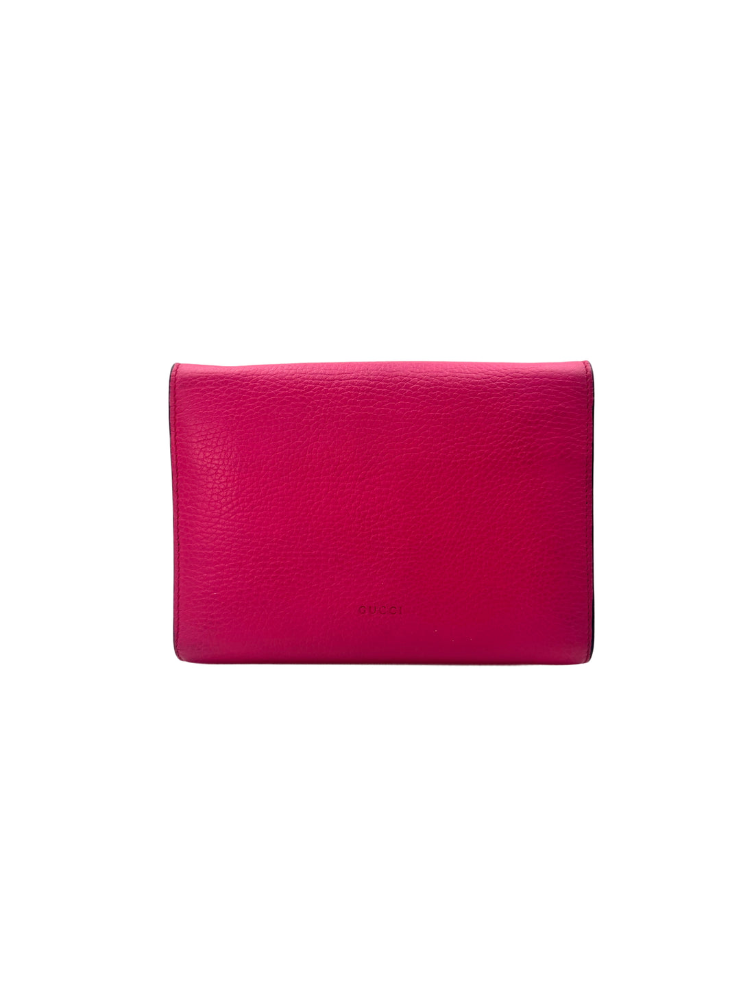 Gucci Dionysus Pink Leather Wallet On Chain GG750