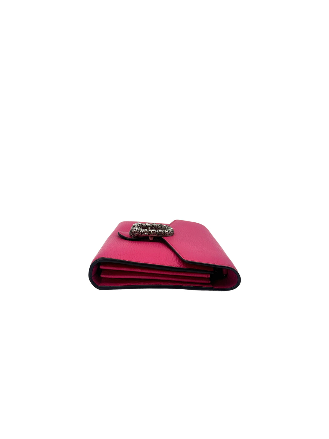 Gucci Dionysus Pink Leather Wallet On Chain GG750