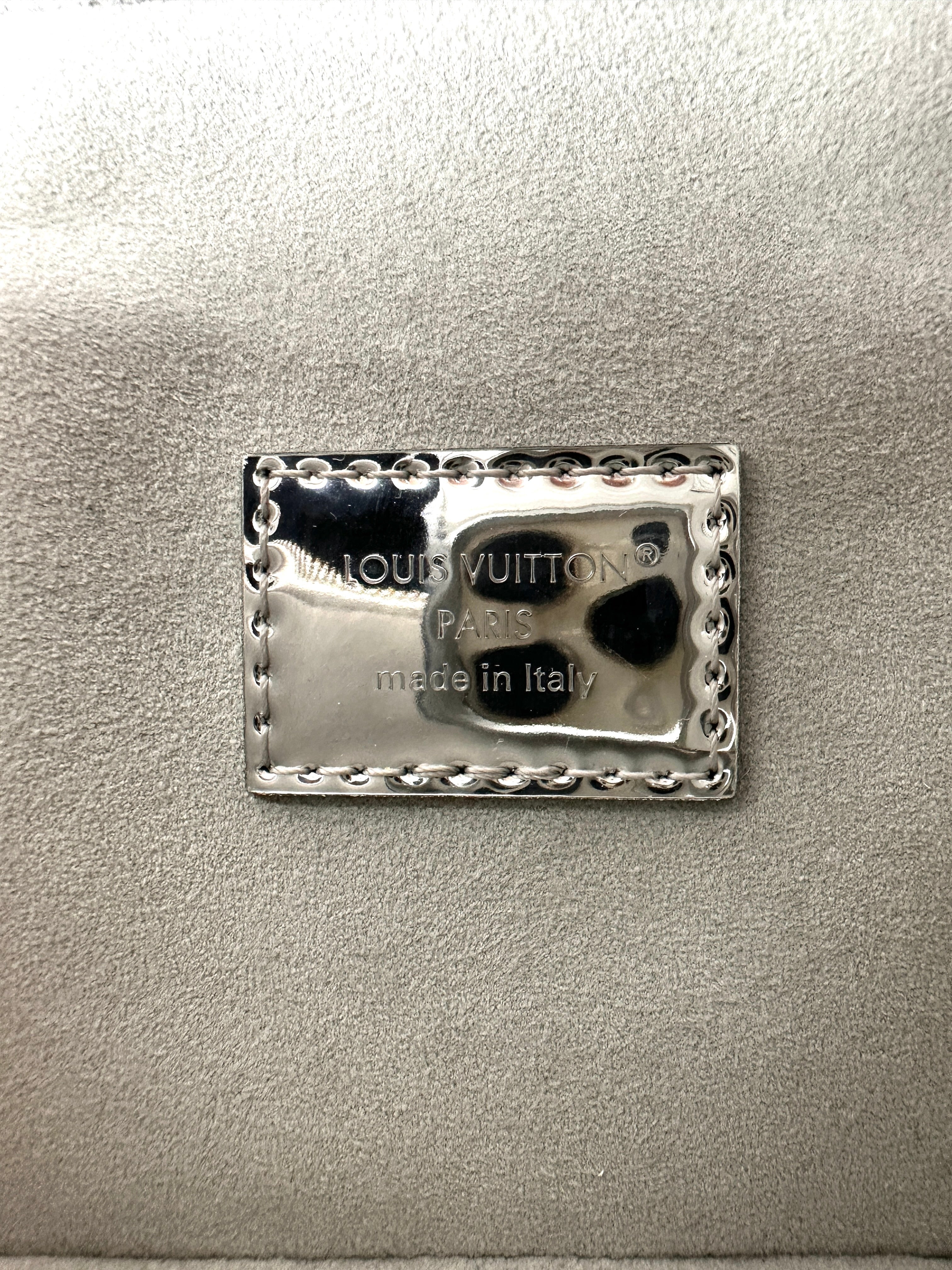 Louis Vuitton LV Ski Silver Monogram Miroir Canvas Handle Vanity LV2107