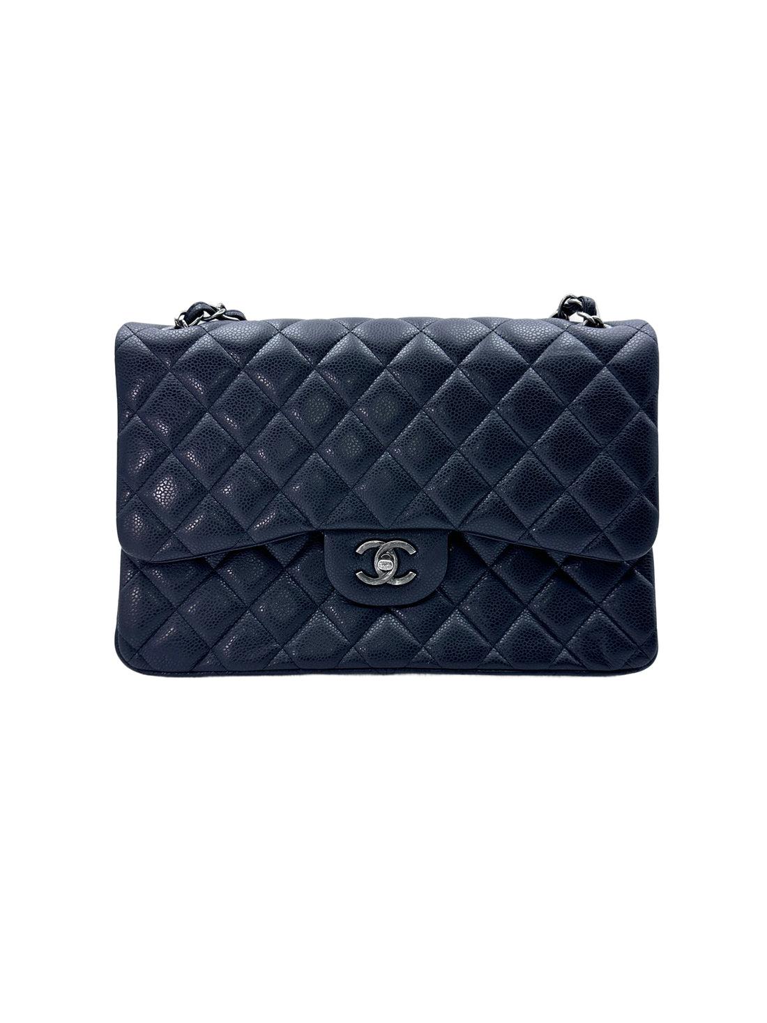 Chanel Classic Flap Black Quilted Calfskin Shoulder Bag(21***98) CC1520