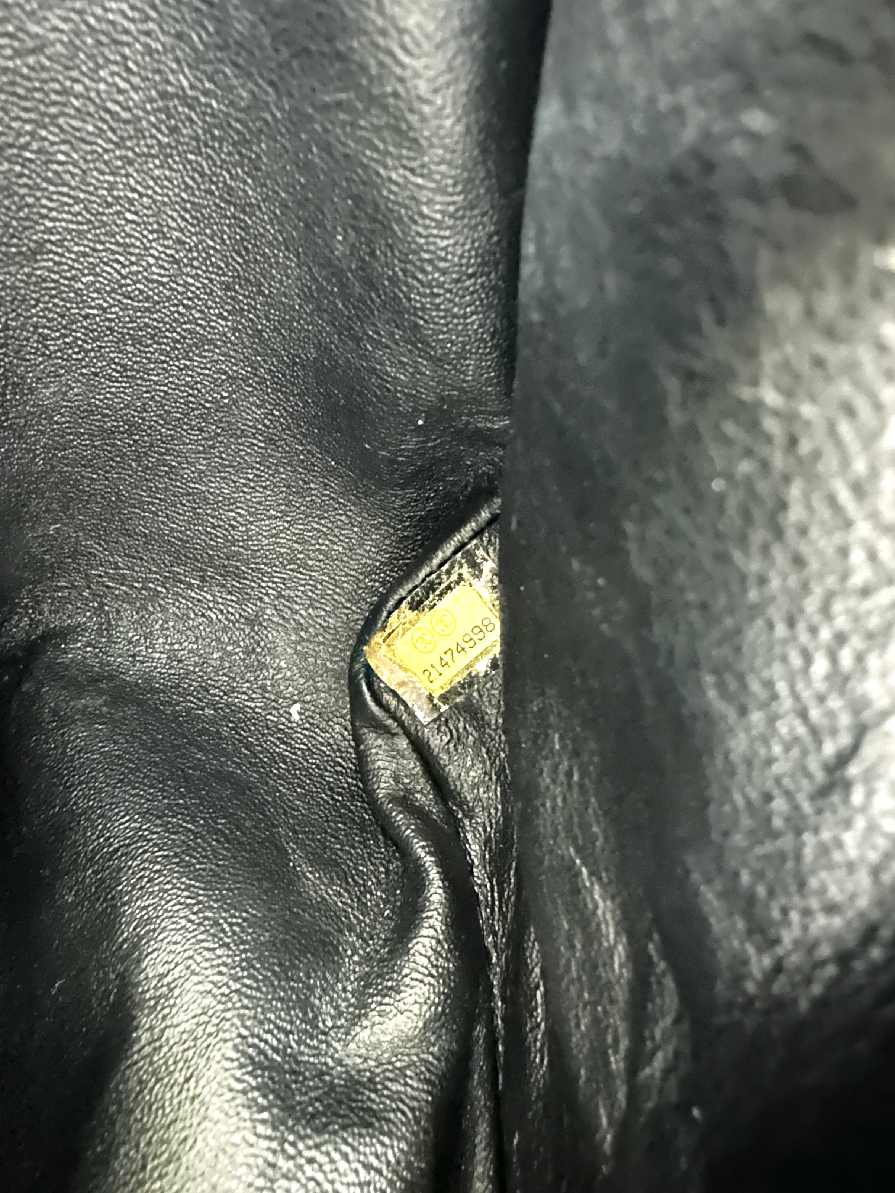 Chanel Classic Flap Black Quilted Calfskin Shoulder Bag(21***98) CC1520