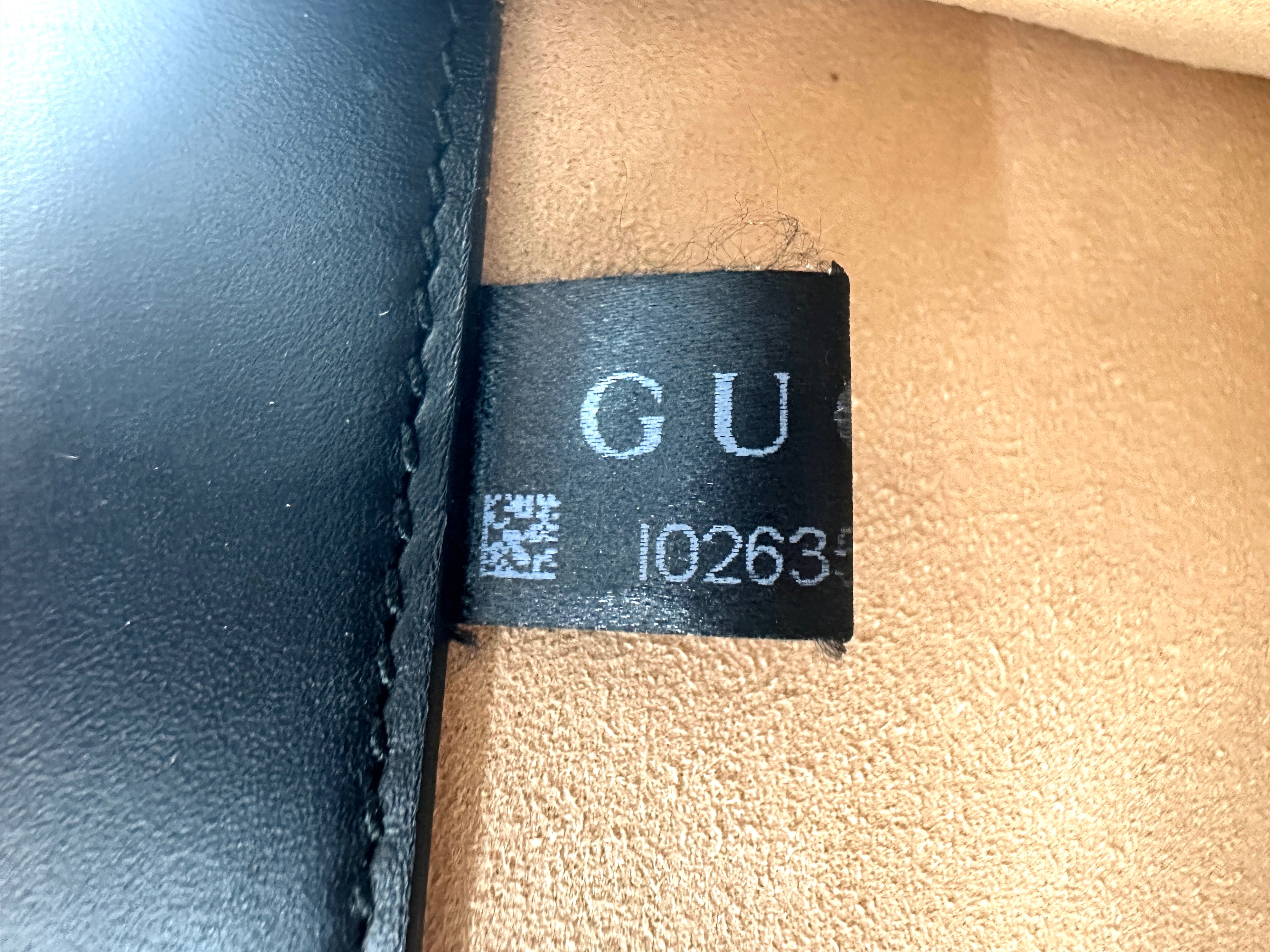 Gucci Dionysus GG Navy Velvet Medium Size Shoulder Bag GG756