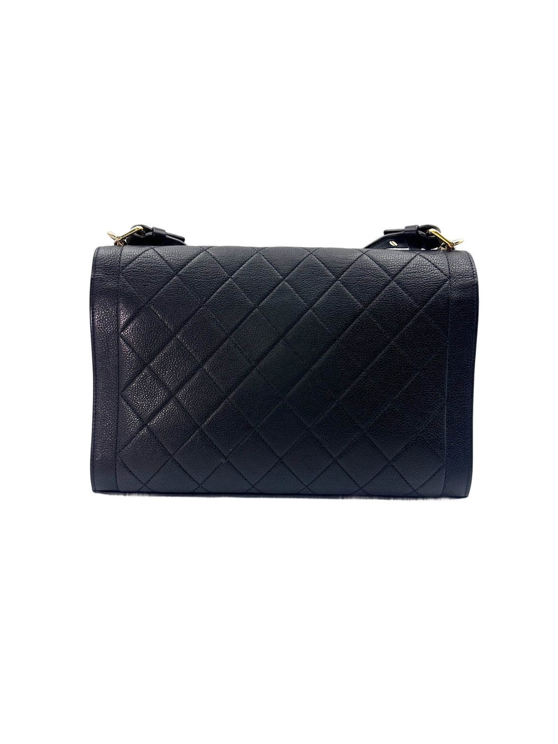Chanel Label Click Black Quilted Calfskin Shoulder Bag With Gold Hardware(23***81) CC1527