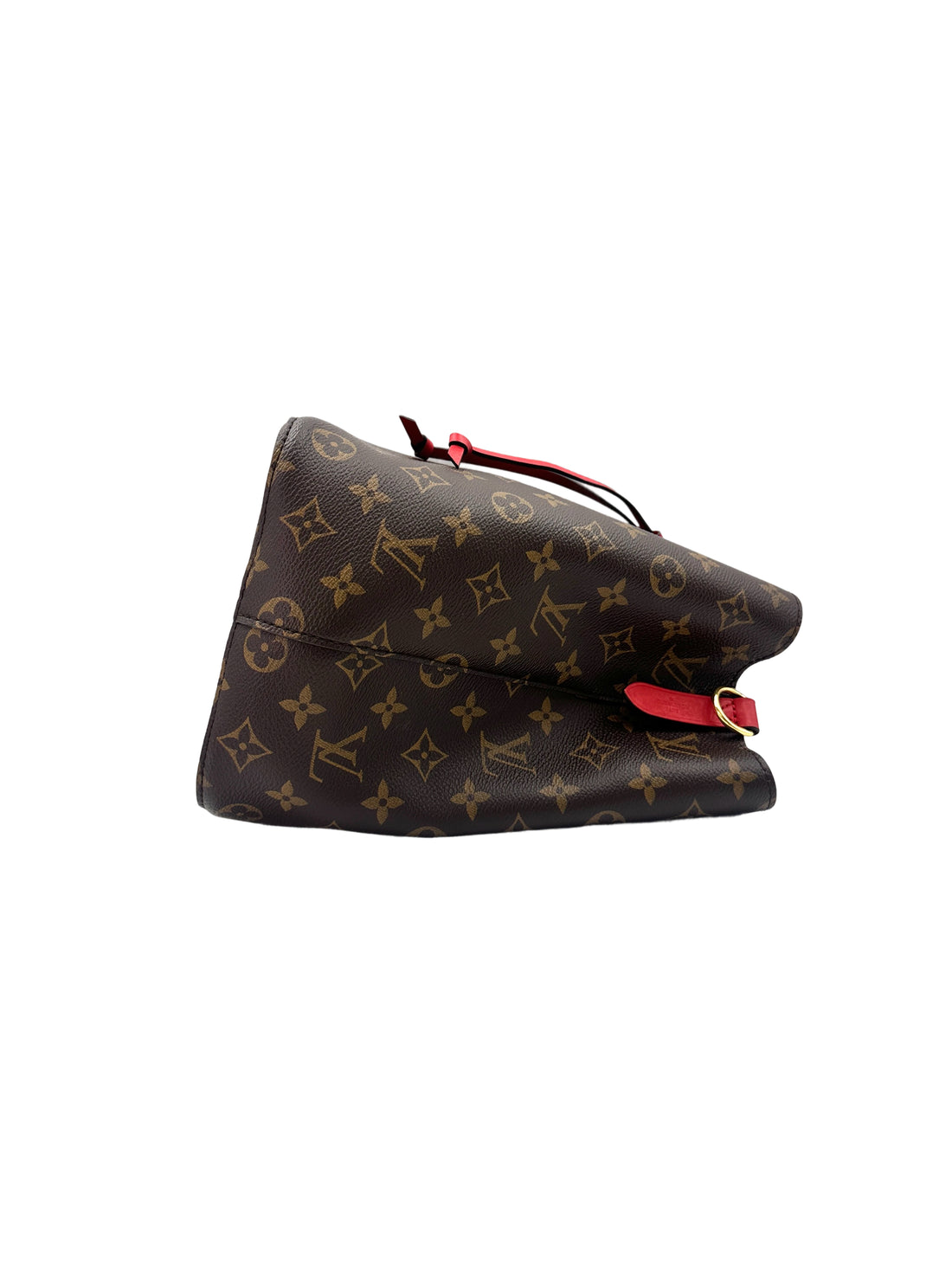 Louis Vuitton NeoNeo Monogram Canvas Bucket Bag With Red Drawstring LV2125