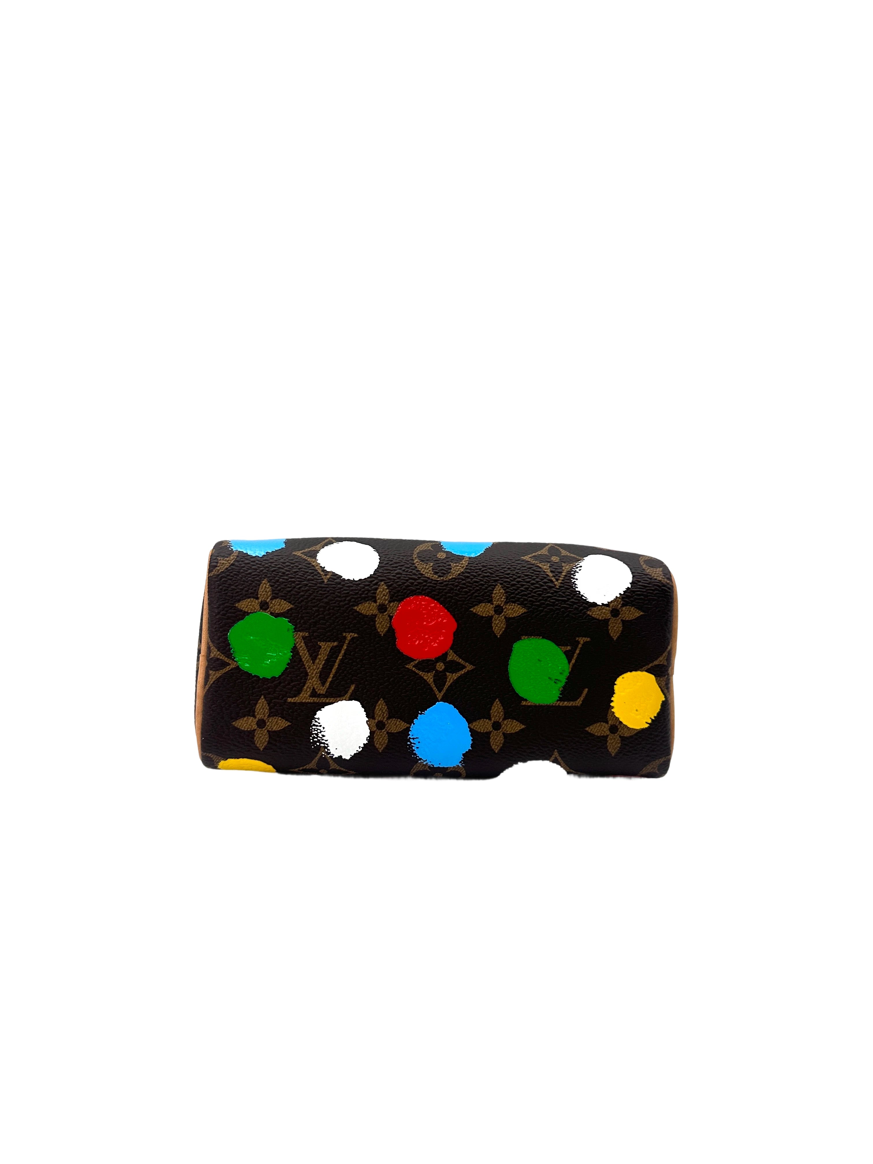 Louis Vuitton x Yayoi Kusama Speedy Nano Monogrma Painted Dots Handle Bag LV2113