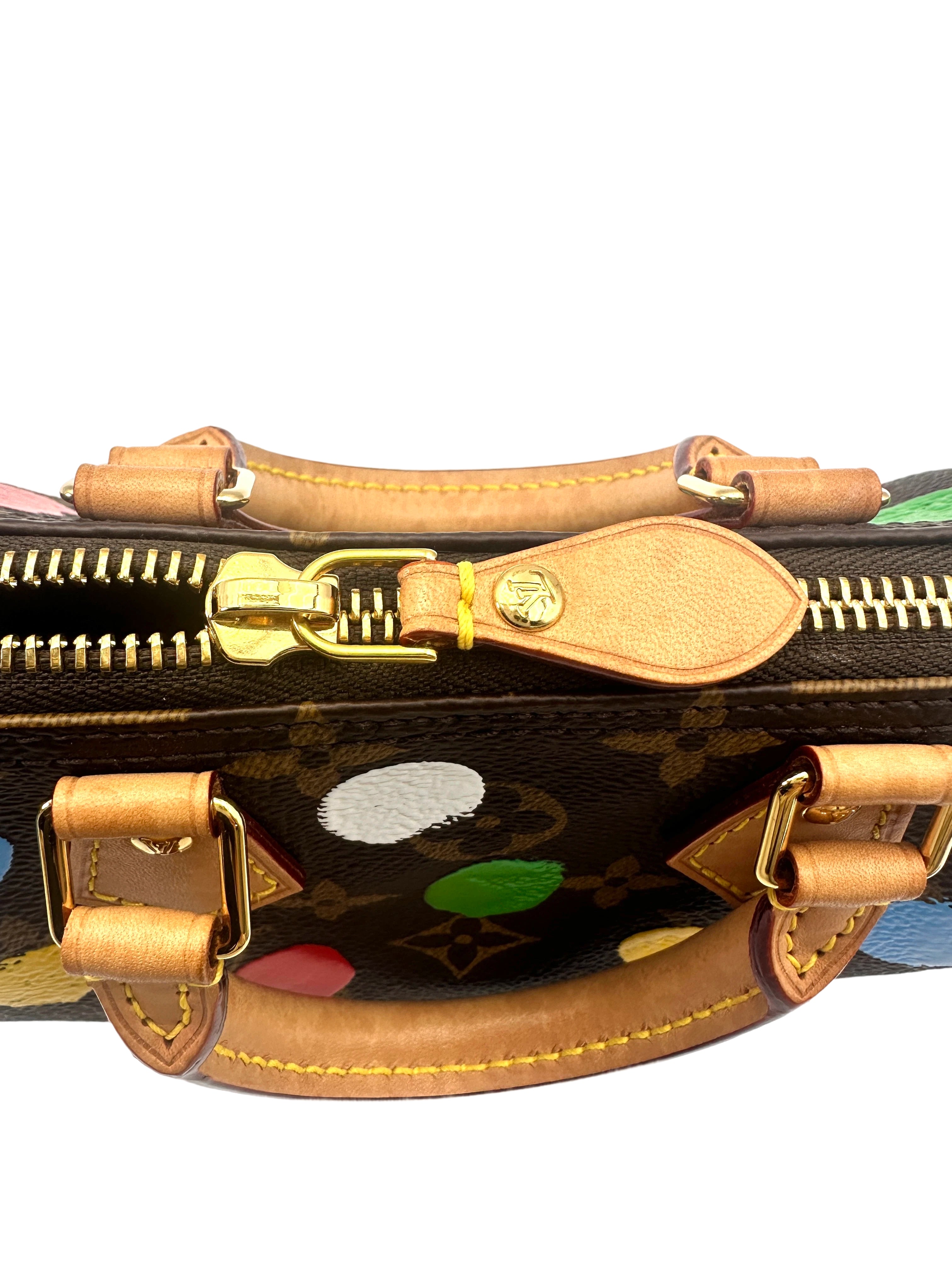 Louis Vuitton x Yayoi Kusama Speedy Nano Monogrma Painted Dots Handle Bag LV2113