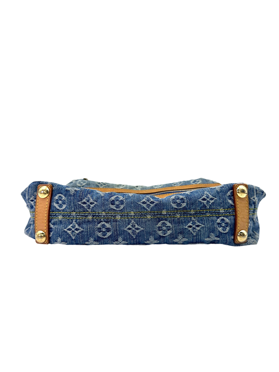 Louis Vuitton Blue Monogram Denim Blue Baggy Shoulder Bag LV2119
