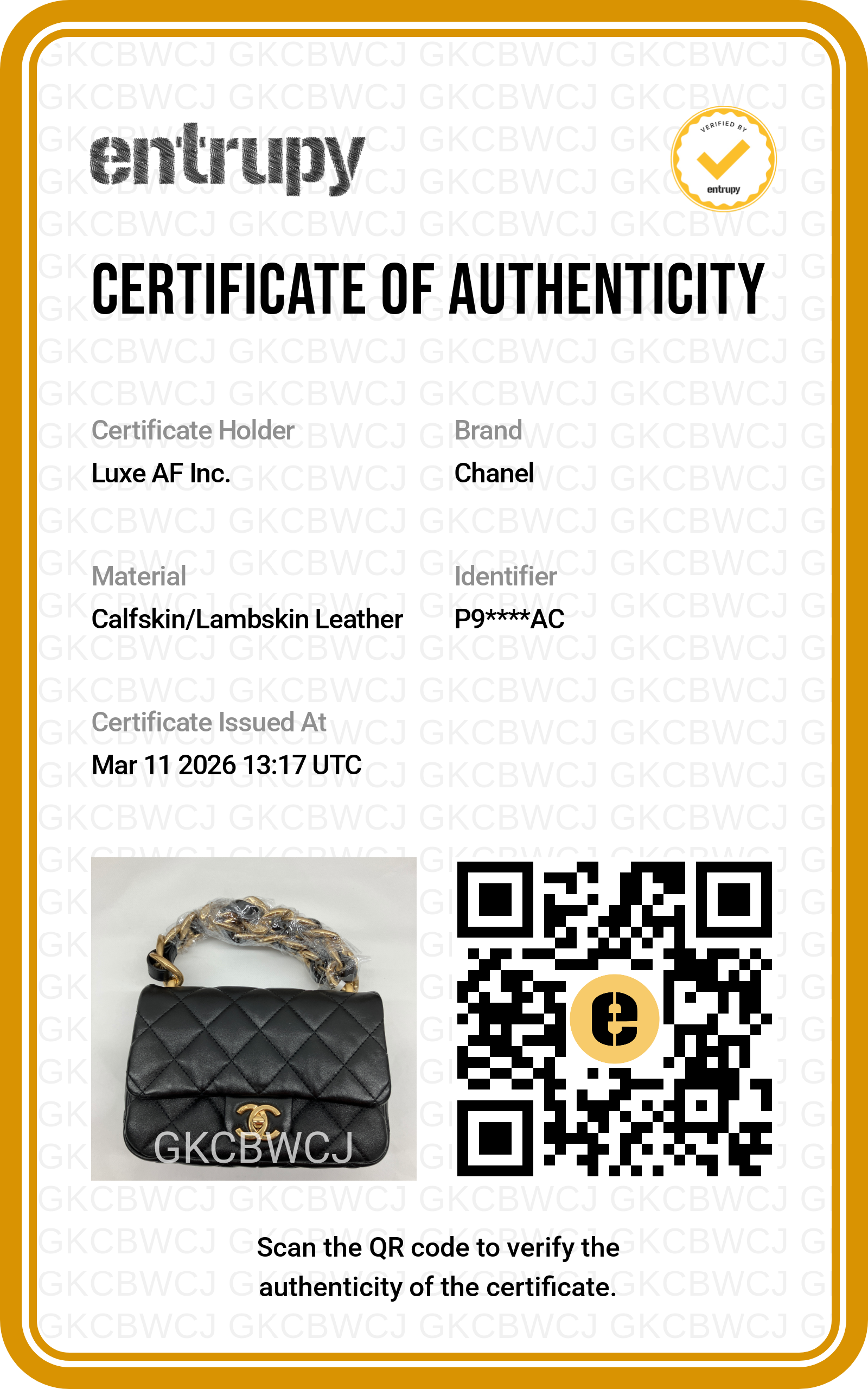 Chanel Funky Town Black Quilted Calfskin Flap Bag With Chunky Chain(P9***AC) CC1522
