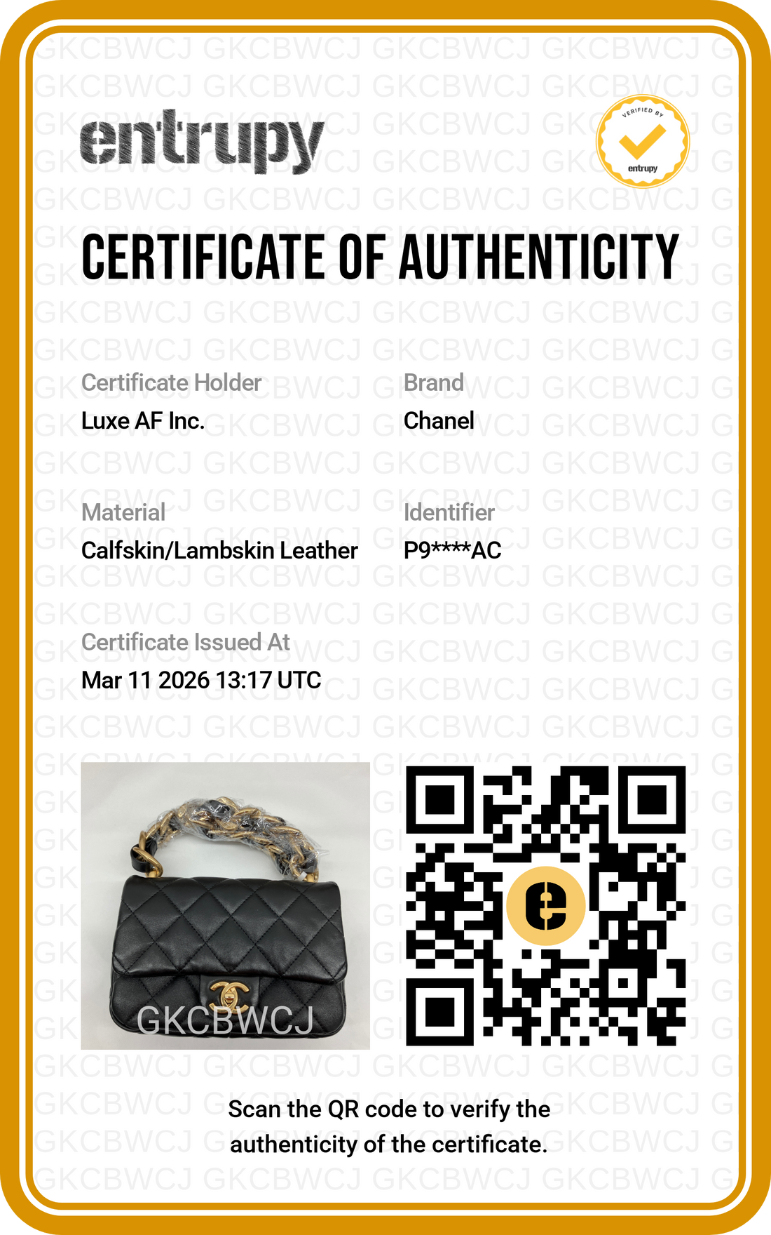 Chanel Funky Town Black Quilted Calfskin Flap Bag With Chunky Chain(P9***AC) CC1522