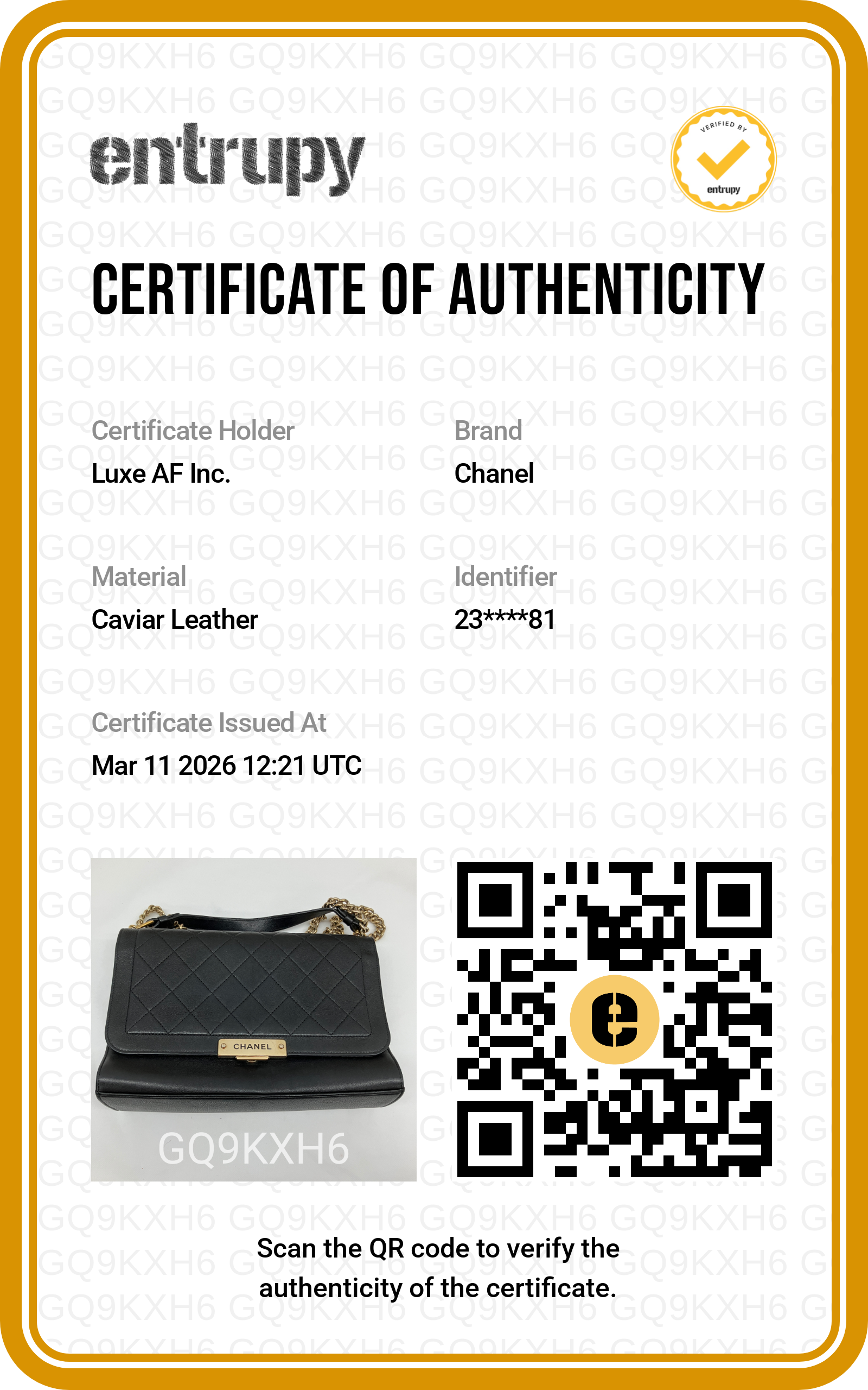 Chanel Label Click Black Quilted Calfskin Shoulder Bag With Gold Hardware(23***81) CC1527