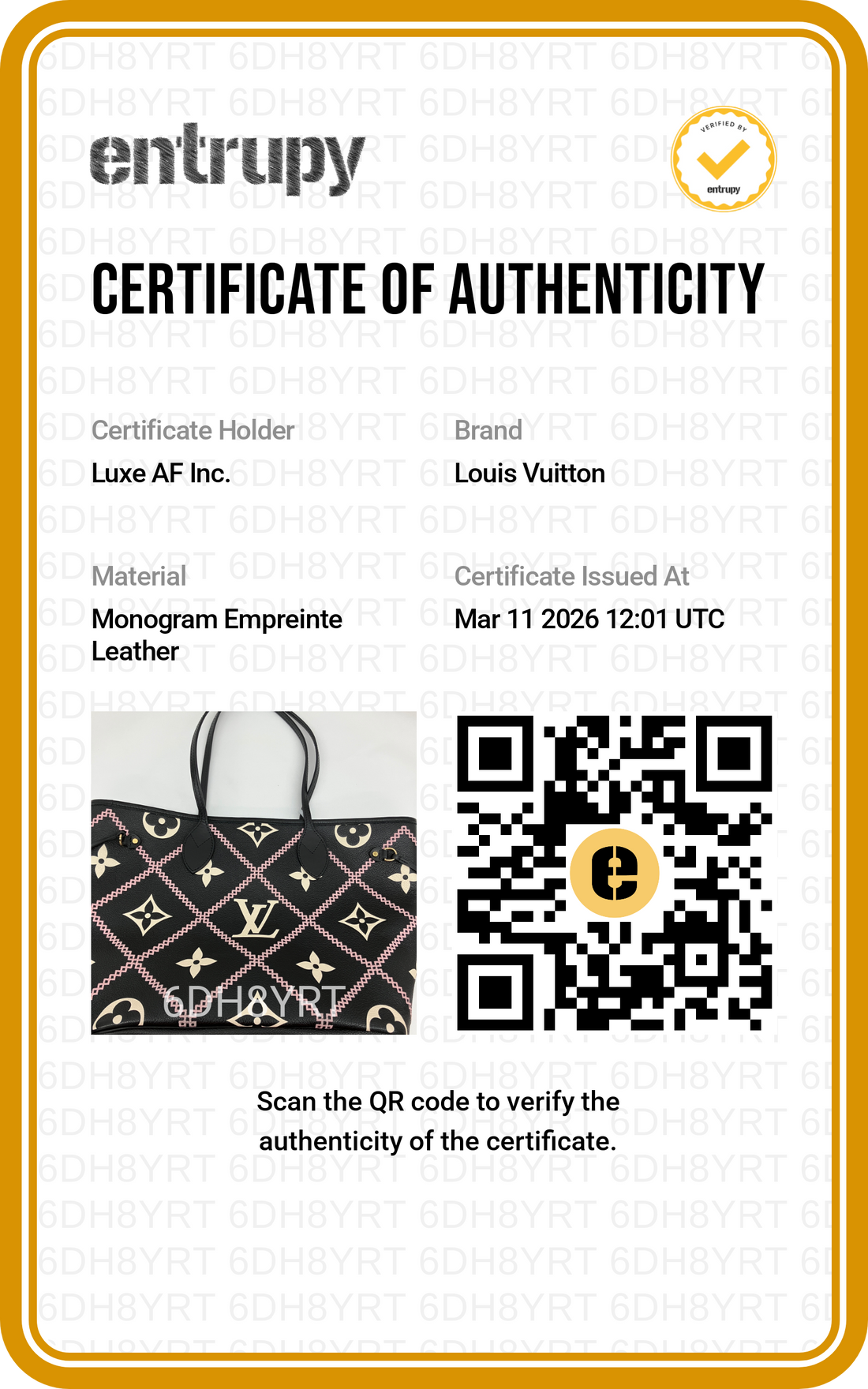 Louis Vuitton Neverfull MM Black Monogram Empreinte Broderies Handle Bag With Pouch IRIS069