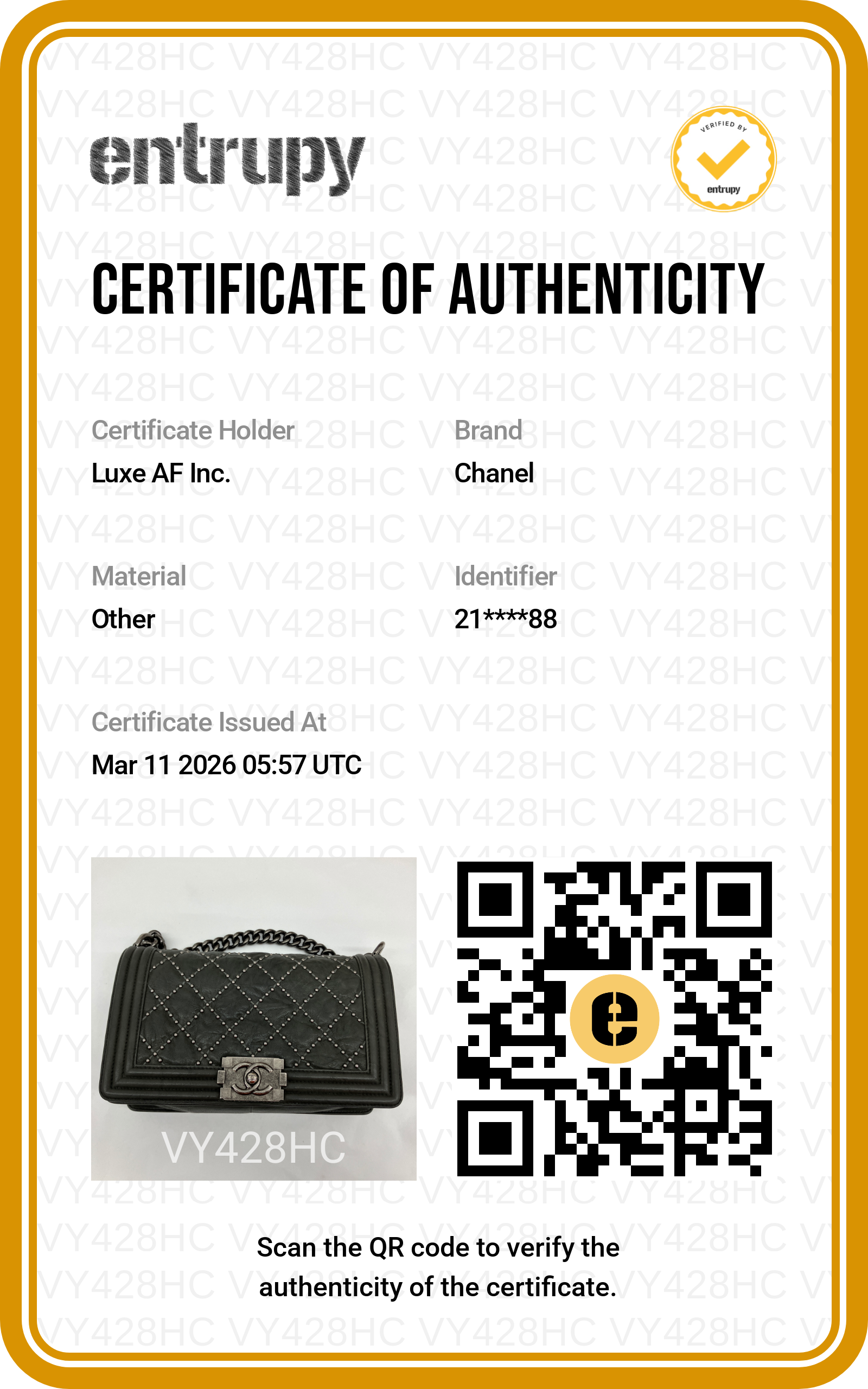 Chanel LeBoy Gray Quilted Studded Leather Flap Bag With Silver Buckle(21***88) CC1516