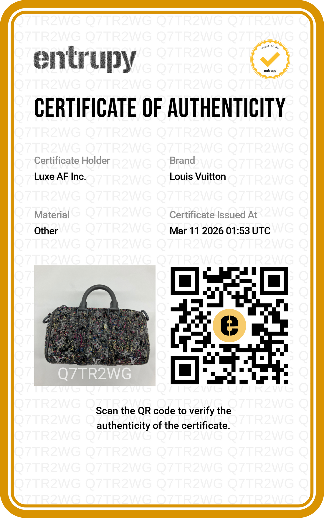 Louis Vuitton Winter 2021 Keepall XS Multicolor Monogram Felt Handle Bag LV2102