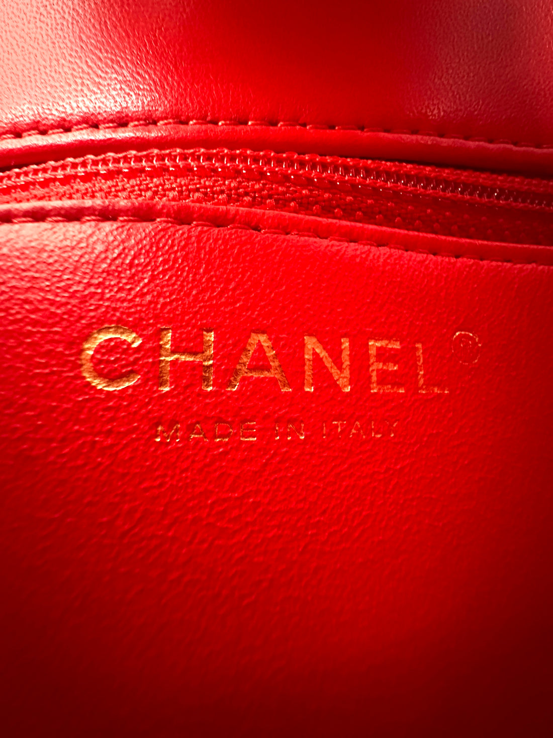 Chanel CoCo Handle Red Chevron Quilted Leather Handle Bag(26***62) CC1524