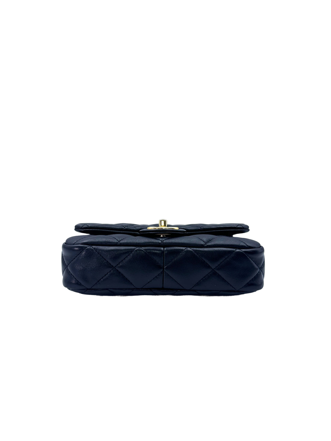 Chanel Funky Town Black Quilted Calfskin Flap Bag With Chunky Chain(P9***AC) CC1522
