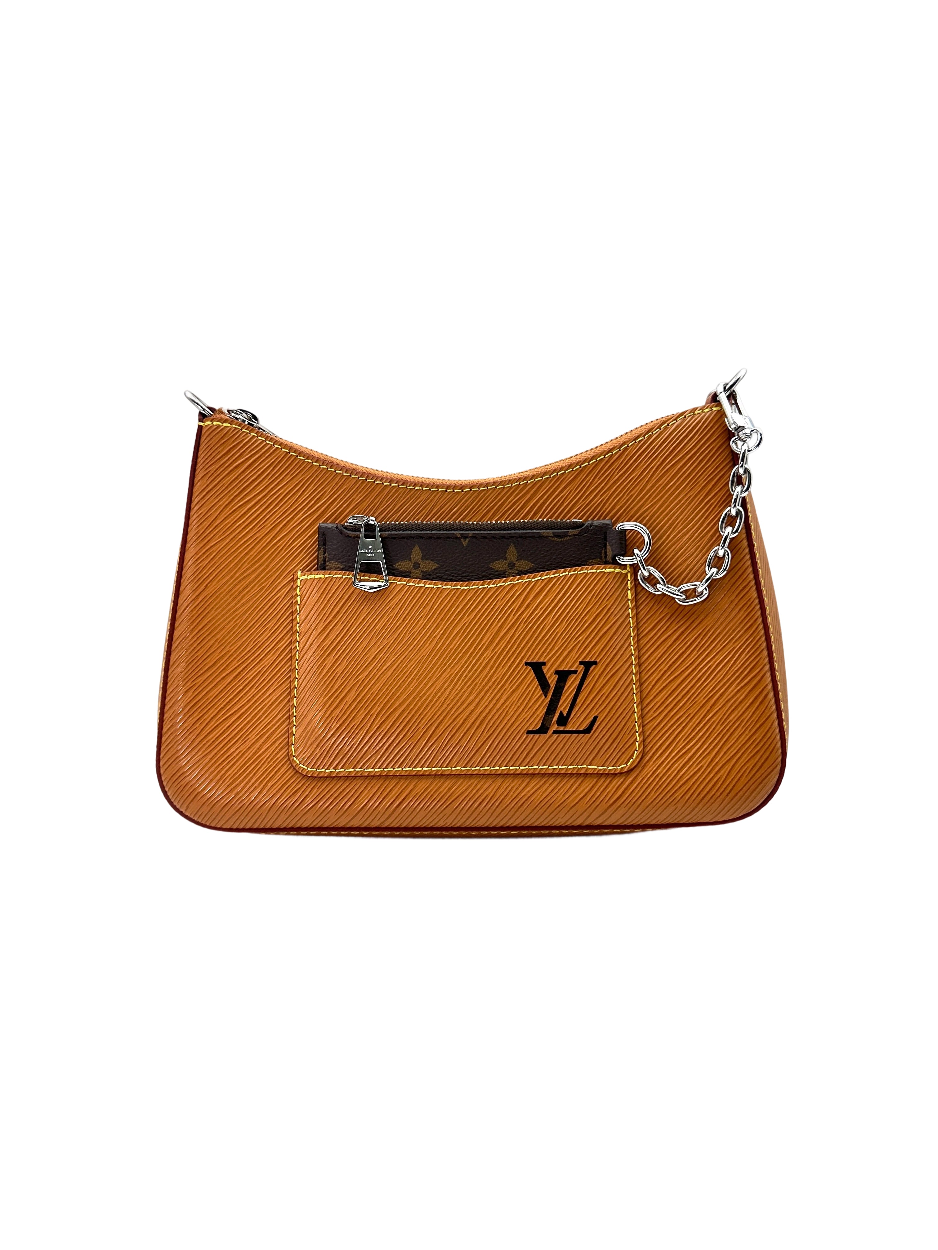 Louis Vuitton Marelle Caramel Epi Leather Shoulder Bag LV2109