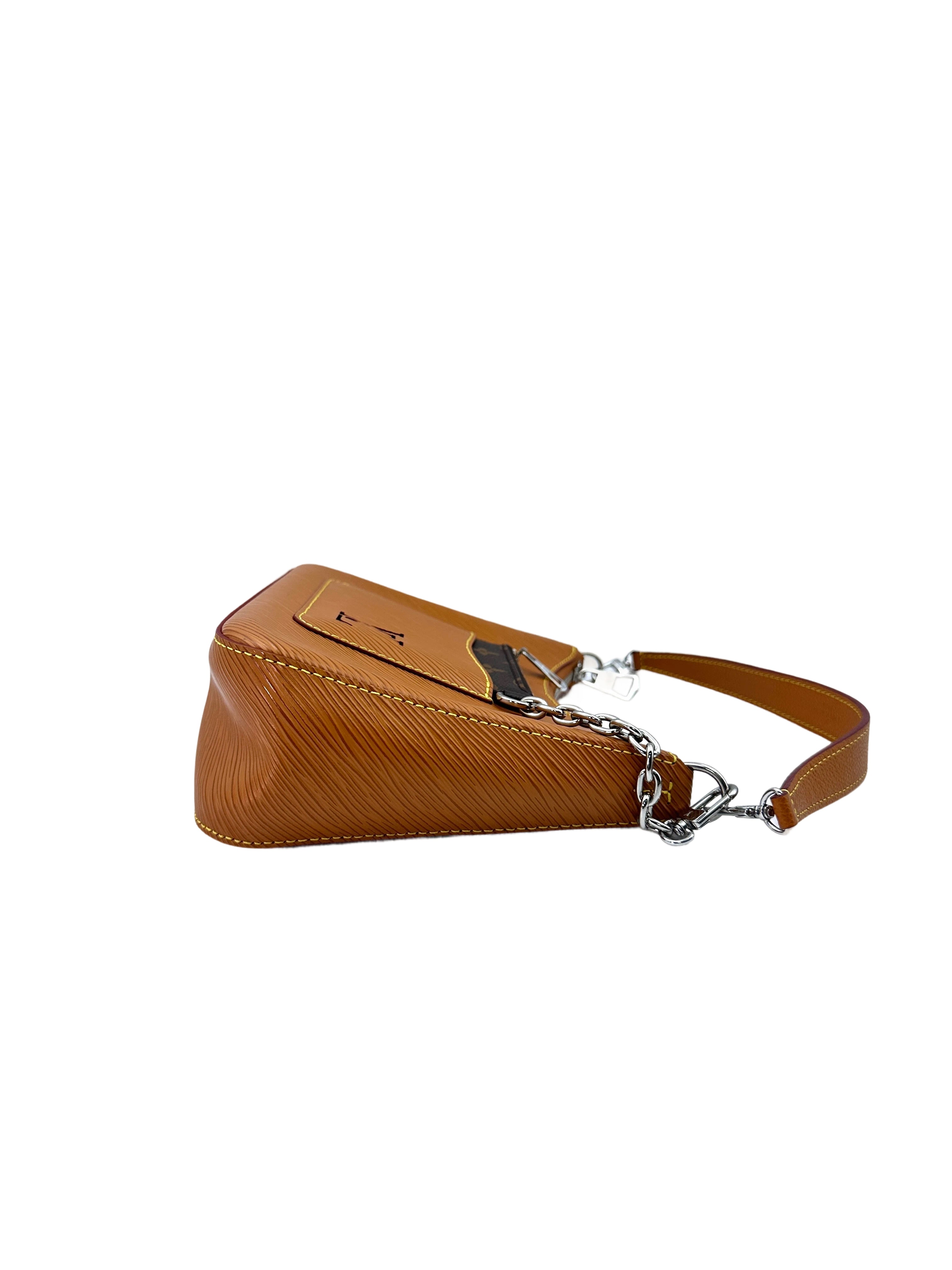 Louis Vuitton Marelle Caramel Epi Leather Shoulder Bag LV2109