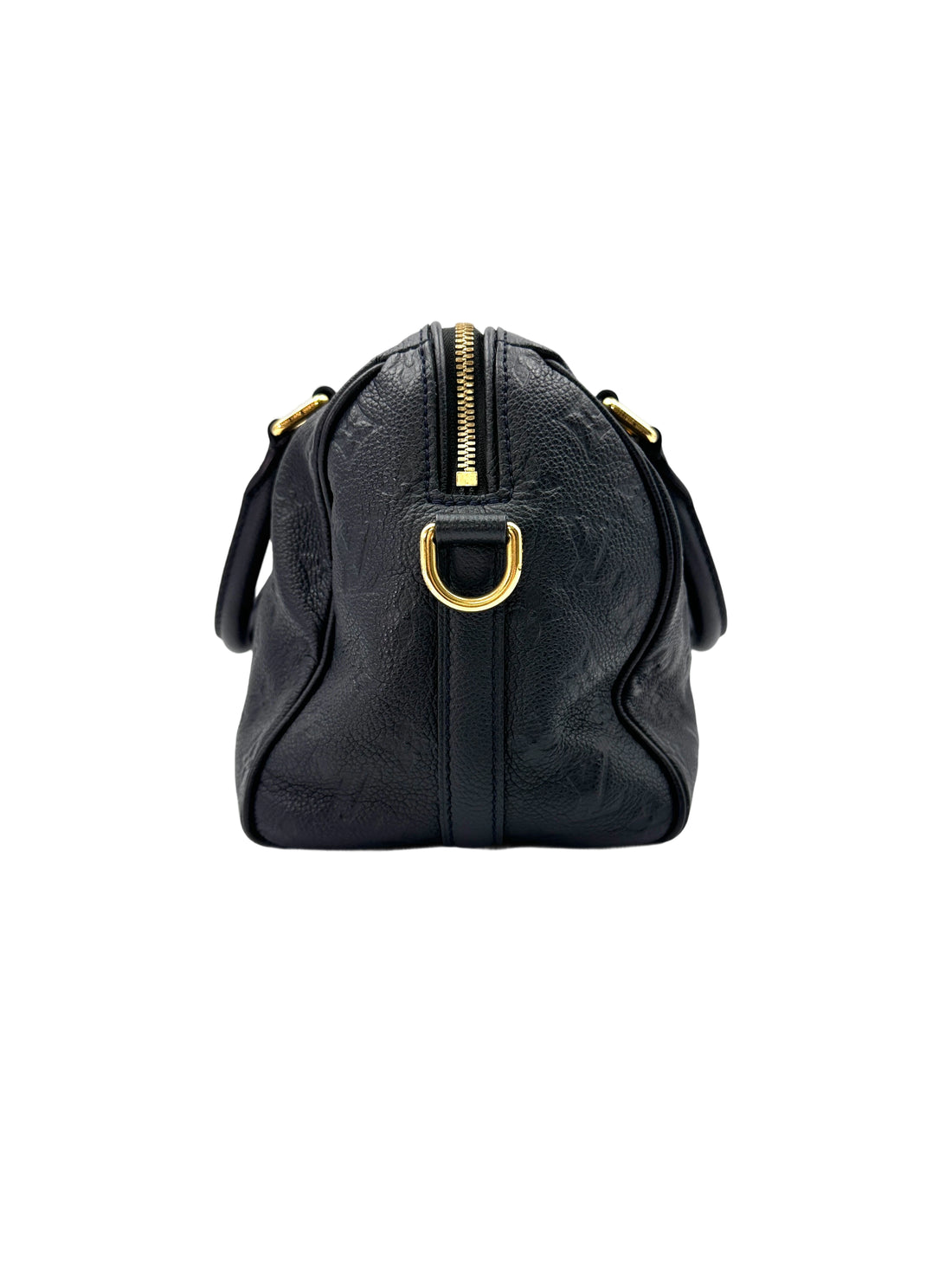 Louis Vuitton Speedy25 Black Monogram Empreinte Handle Bag LV2121