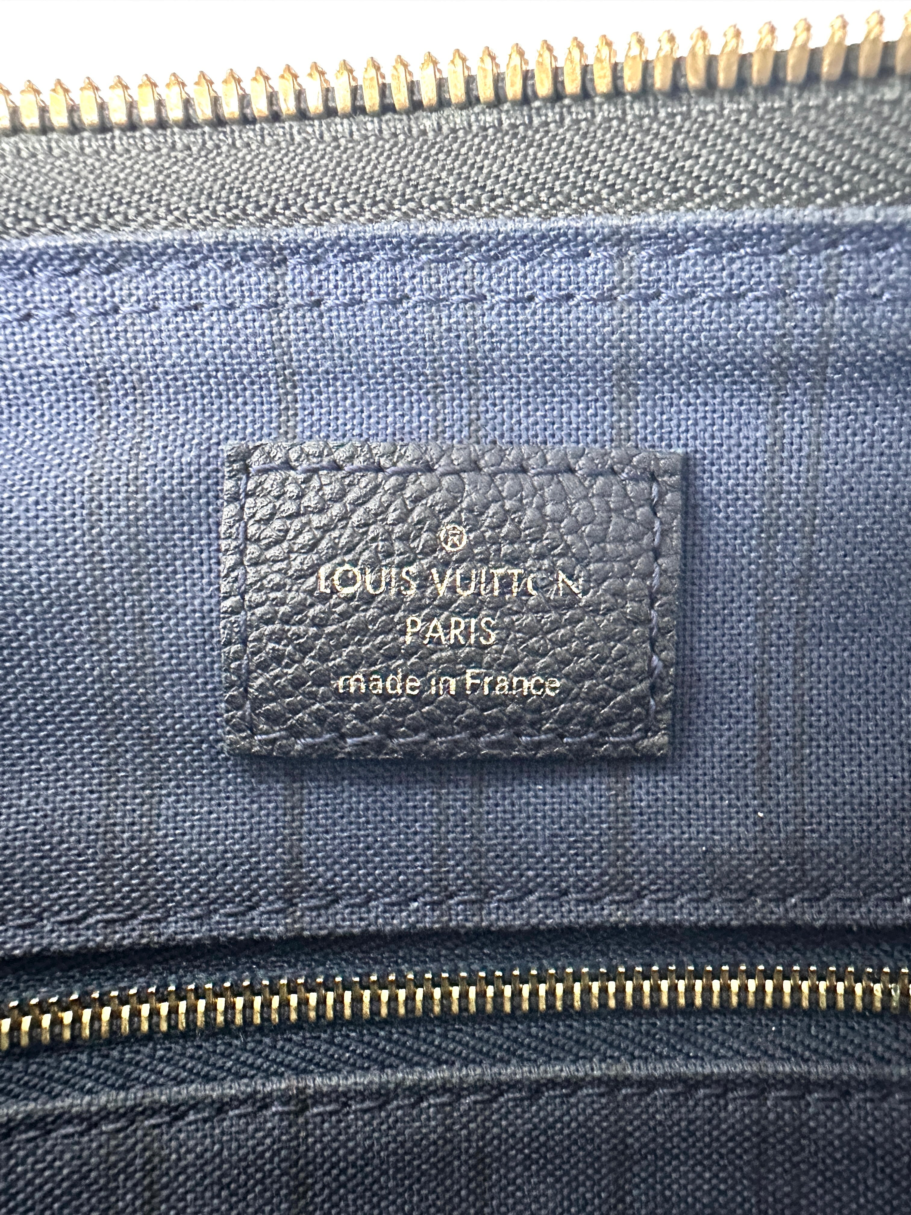 Louis Vuitton Speedy25 Black Monogram Empreinte Handle Bag LV2121