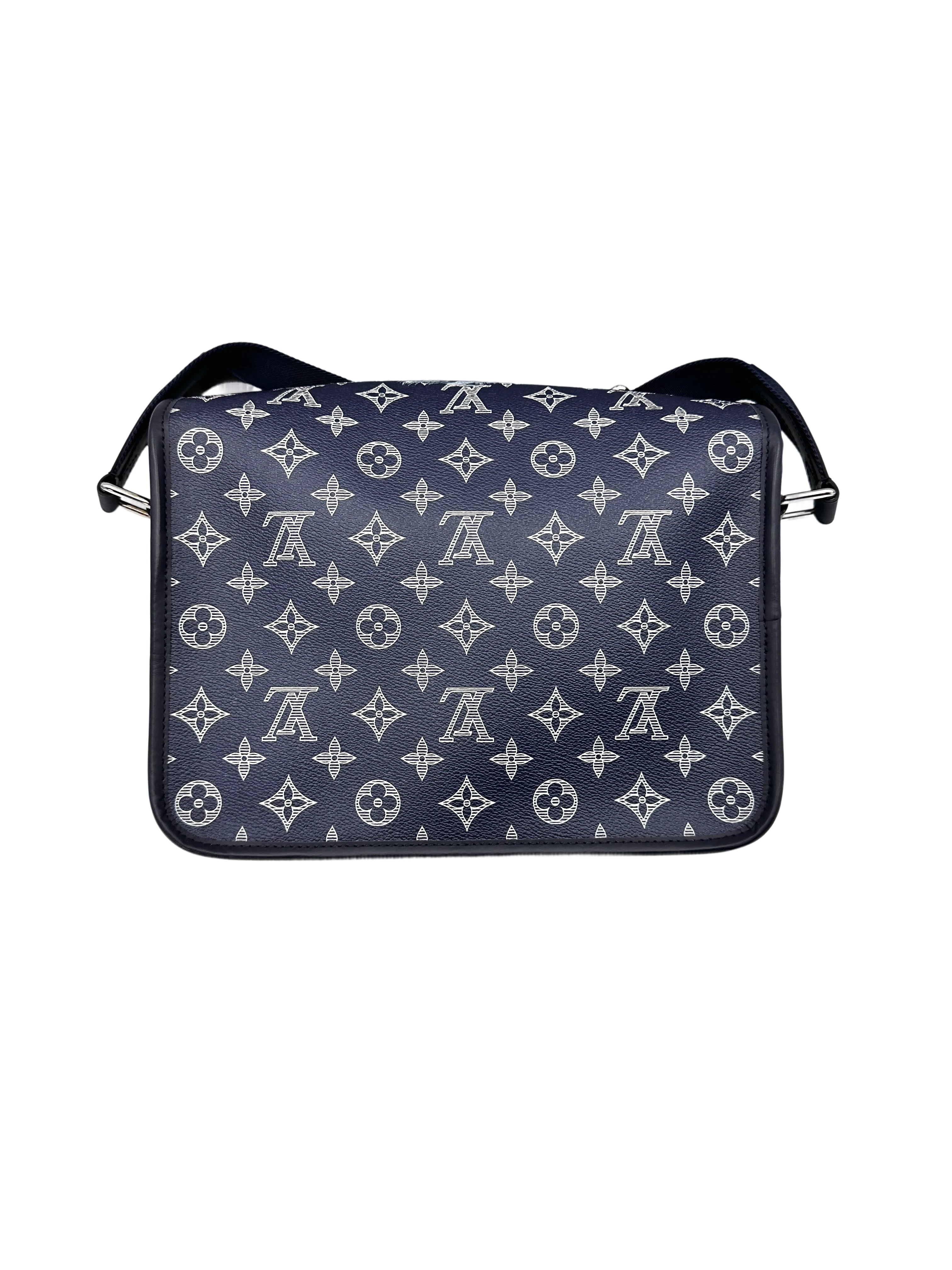 Louis Vuitton x Chapman Brothers Navy Lion Monogram Savane Messenger Bag LV2115