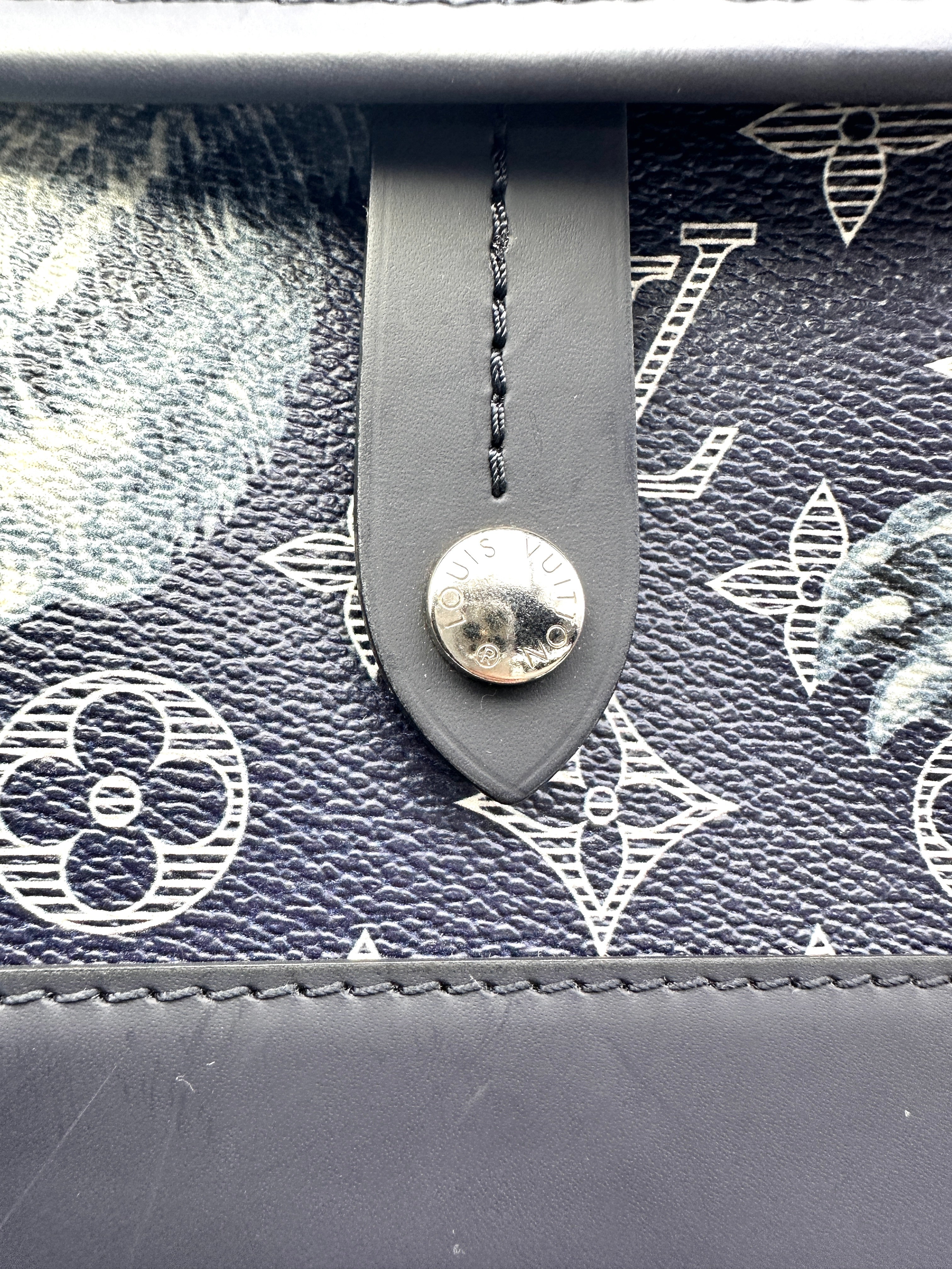 Louis Vuitton x Chapman Brothers Navy Lion Monogram Savane Messenger Bag LV2115