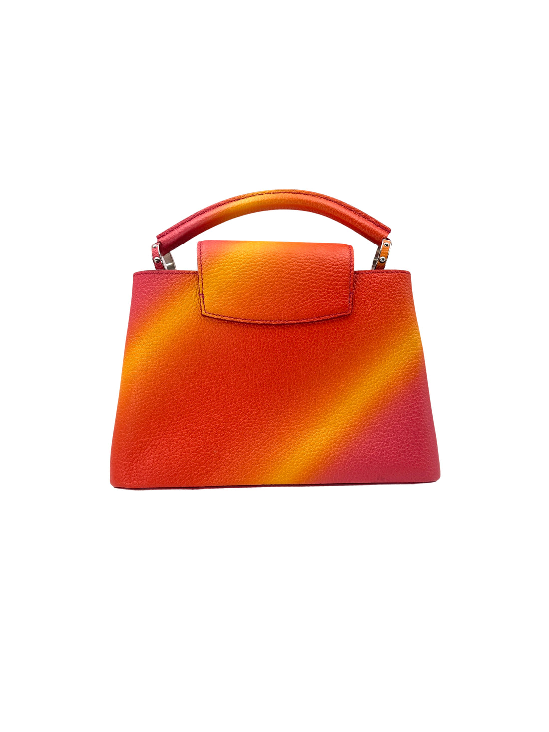 Louis Vuitton Capucines Sunrise Gradient Leather Top Handle Bag LV2120