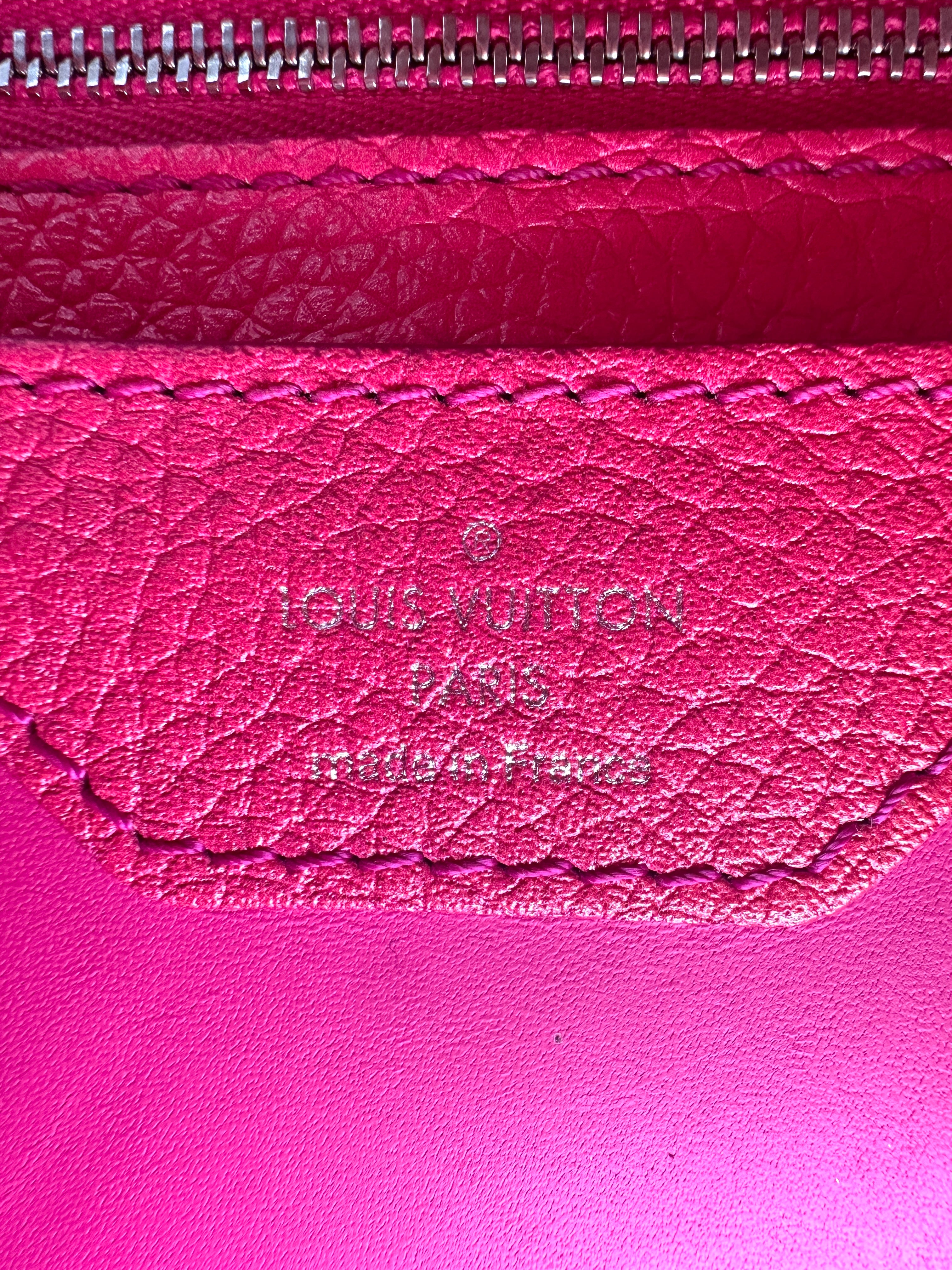 Louis Vuitton Capucines Sunrise Gradient Leather Top Handle Bag LV2120