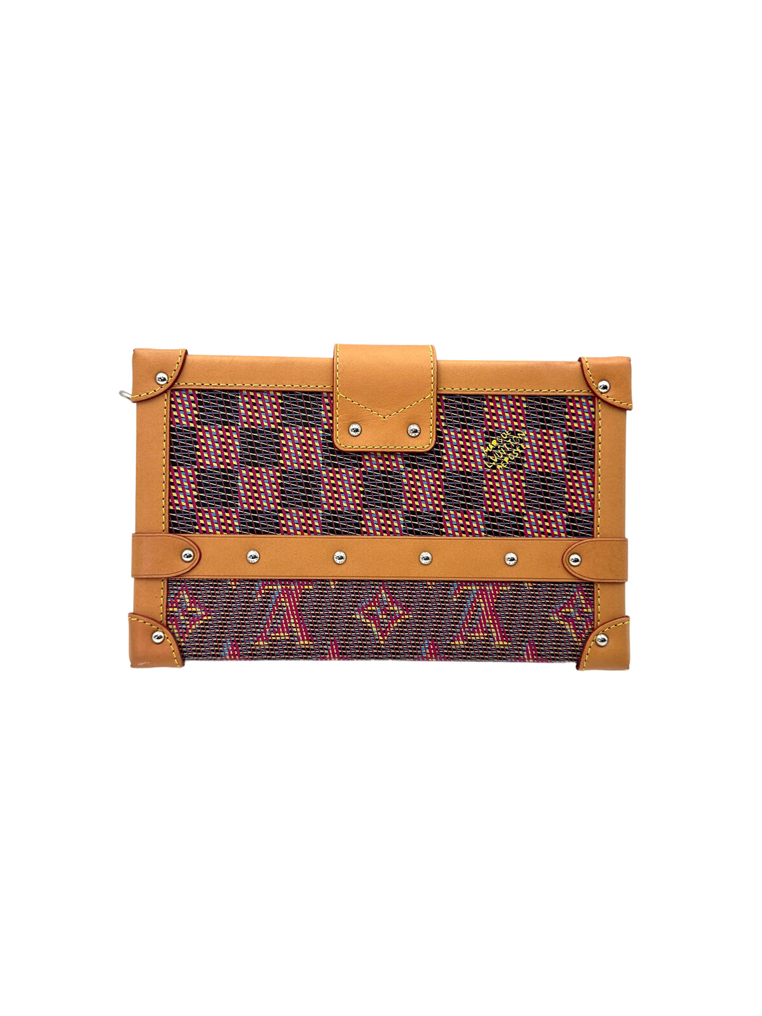 Louis Vuitton Petite Malle LV Pop Red Monogram Damier Shoulder Bag LV2116